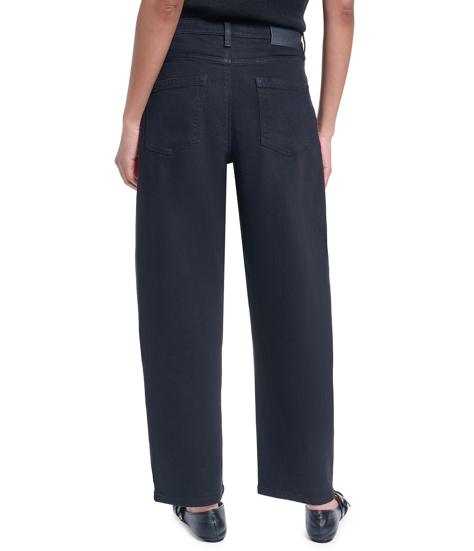 SIDE CRYSTAL STRAIGHT DENIM PANT VIEW 3