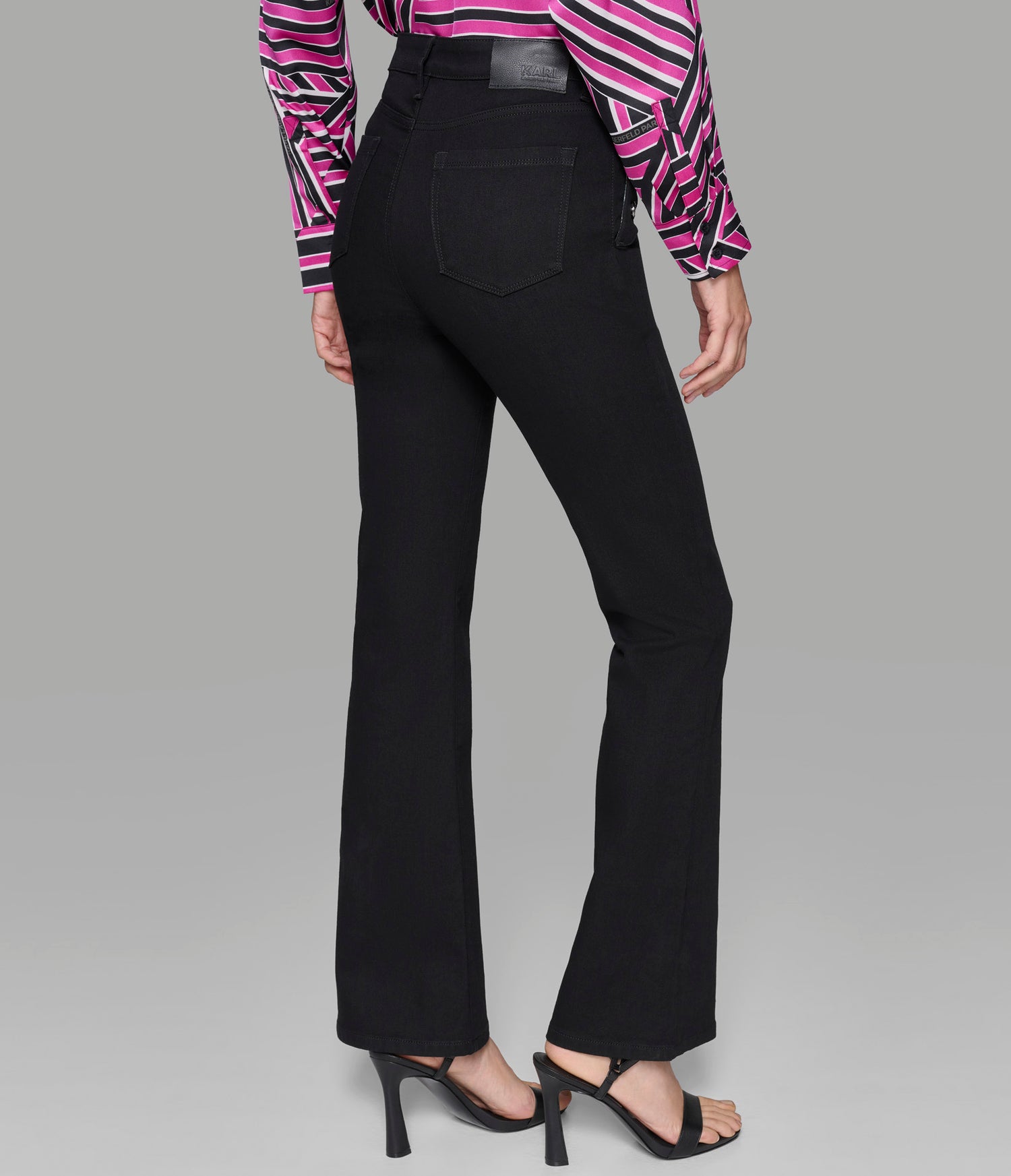 Karl Lagerfeld Schwarze Damenjeans Aus Bio Baumwolle