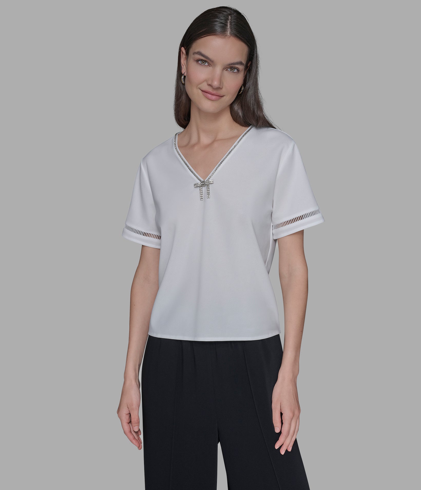 BOW-EMBELLISHED TOP VIEW 4