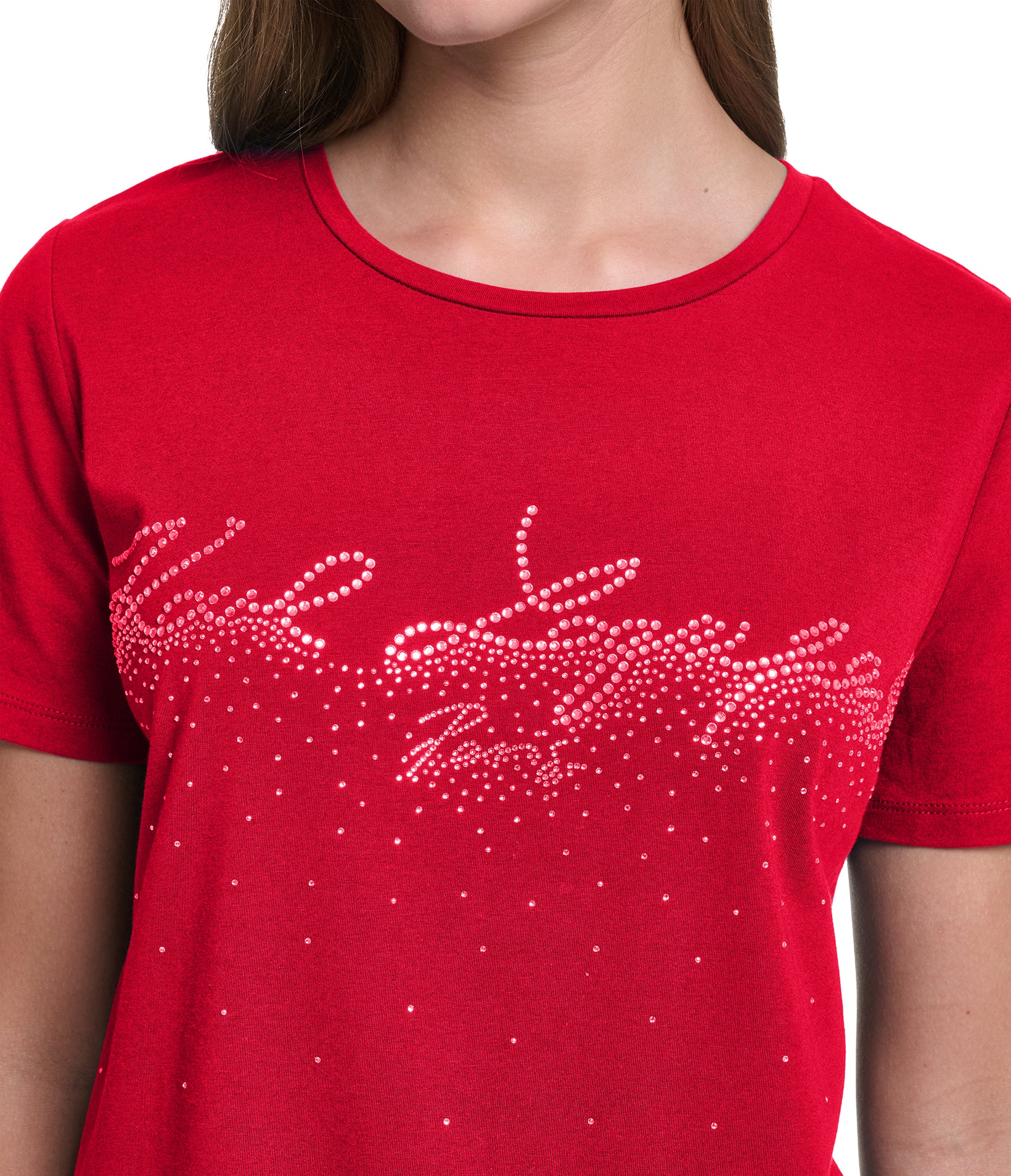 RHINESTONE LOGO TEE VIEW 3