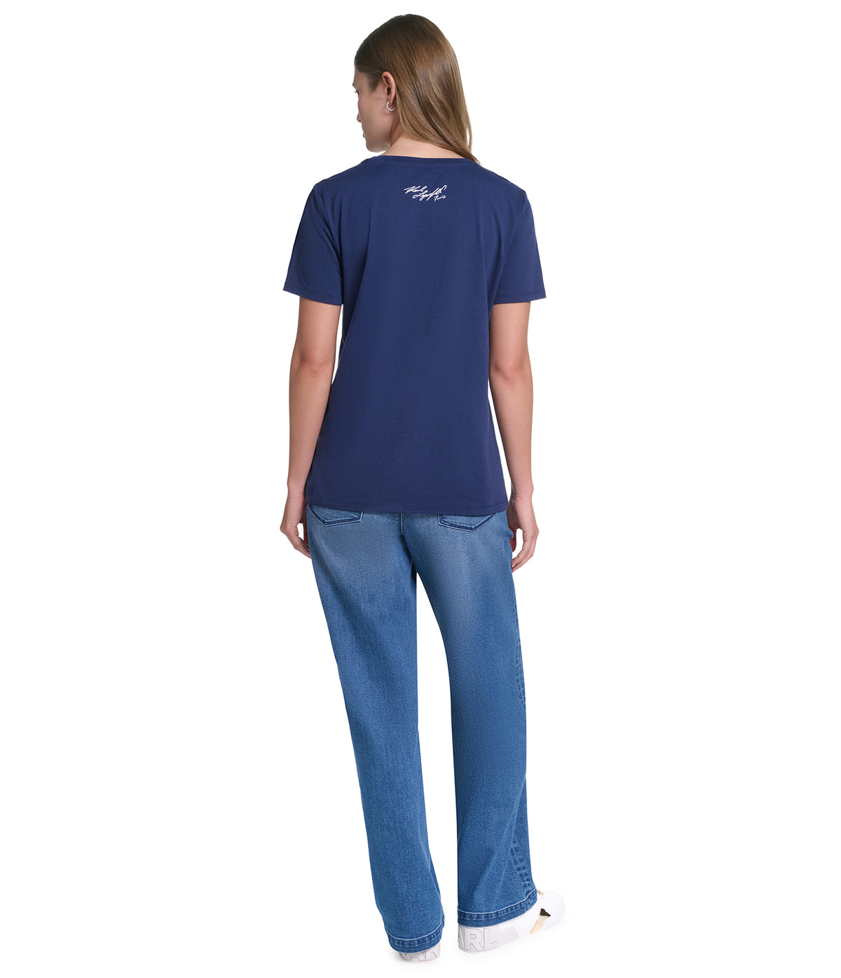 RHINESTONE LOGO TEE VIEW 5 | Women's Tees & Tanks
