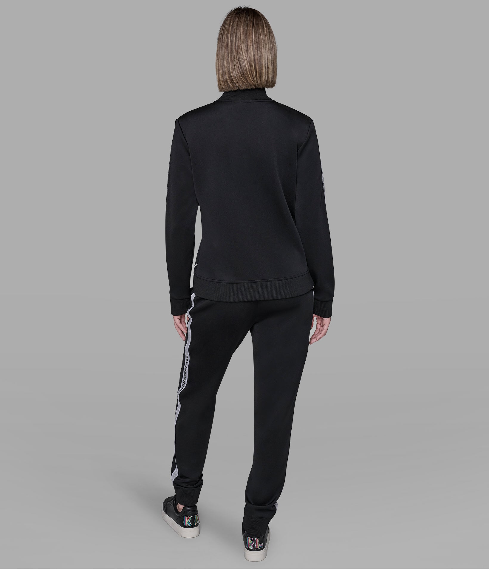 CO-ORD LOGO TAPE TRACK JACKET View 2 | Jackets & Coats