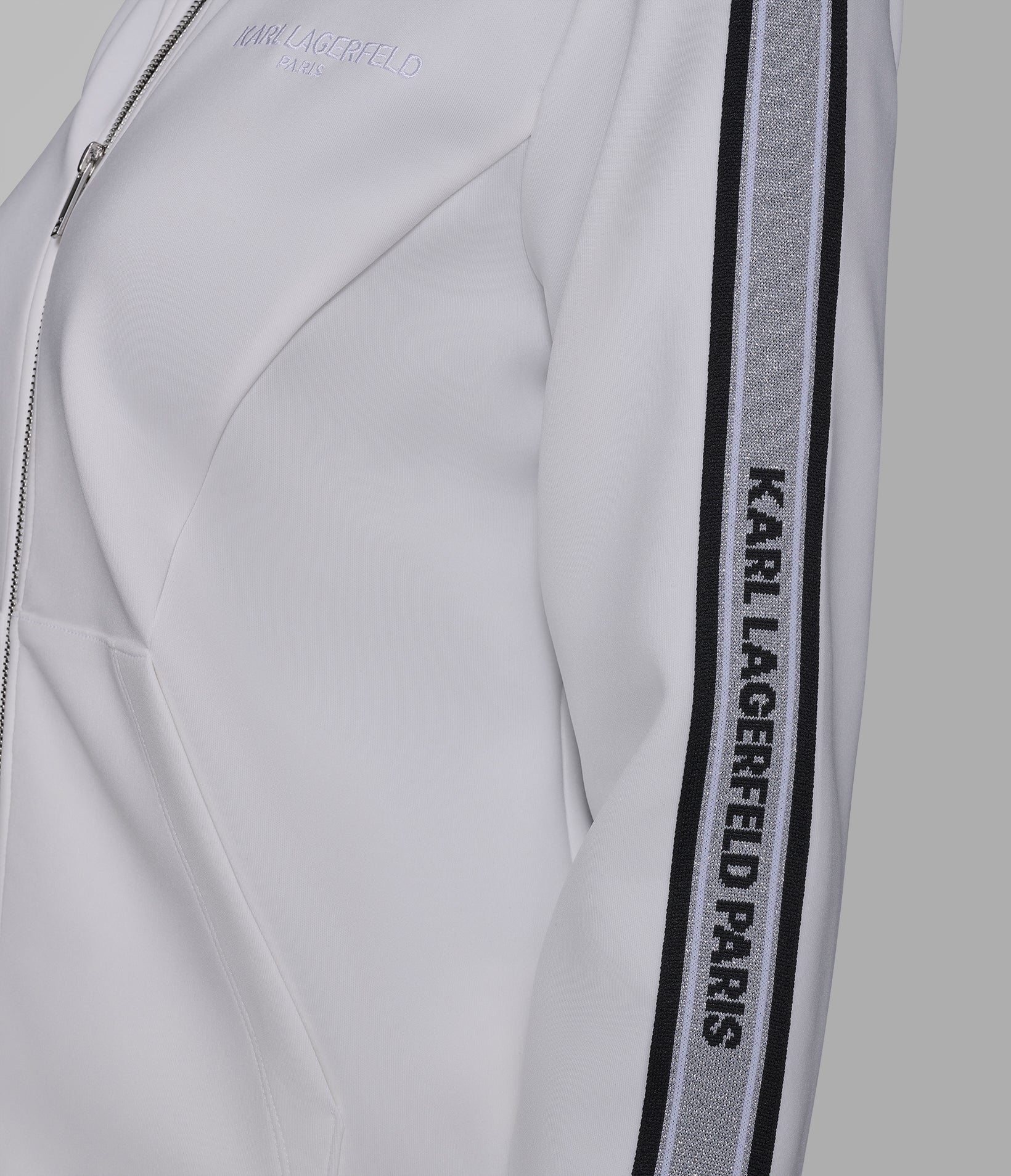 CO-ORD LOGO TAPE TRACK JACKET VIEW 6 | Women's Clearance