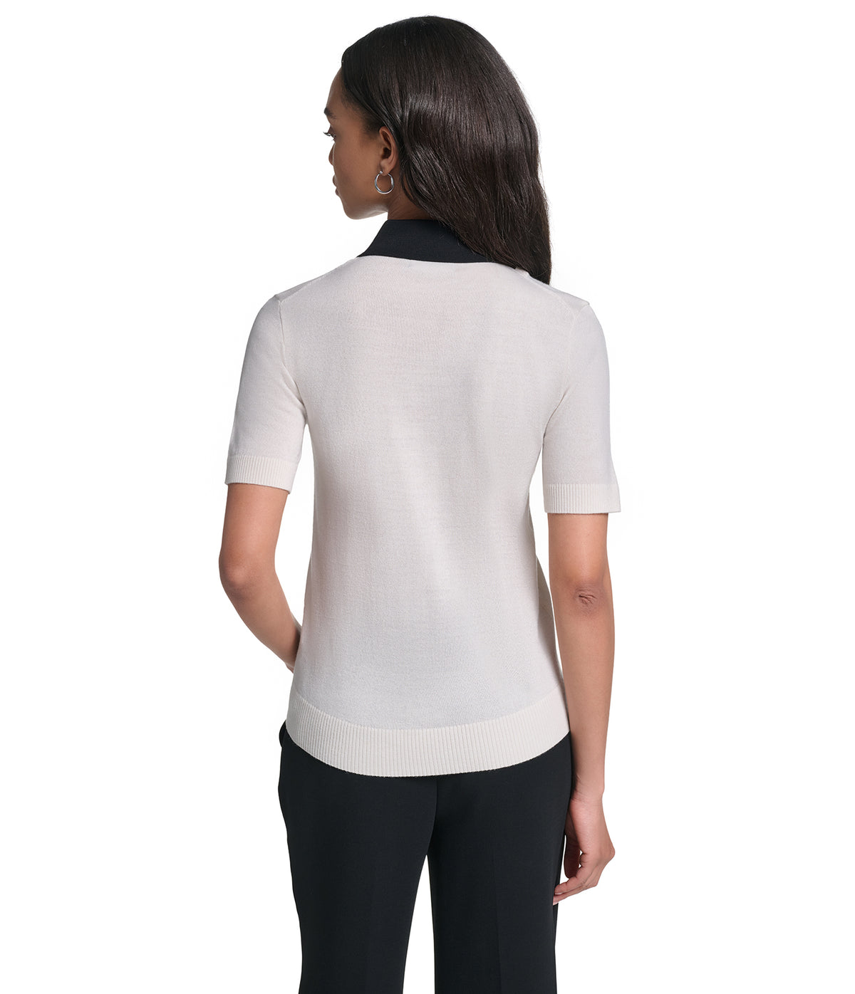 TWOFFER PEARL KEYHOLE SWEATER VIEW 2