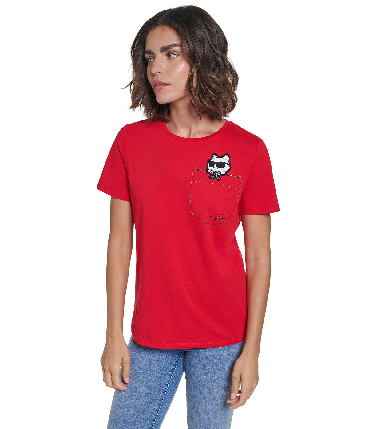 CHOUPETTE WITH SUNGLASSES TEE VIEW 1
