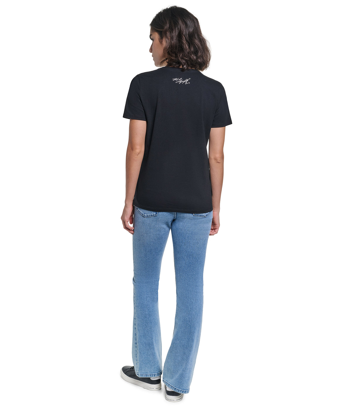 EIFFLE TOWER SCRIPT TEE VIEW 4