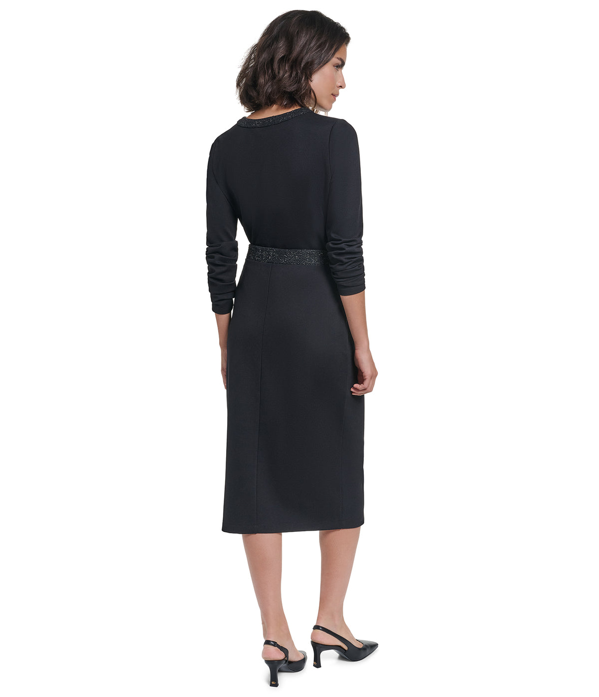 PONTE LUREX TRIM SKIRT VIEW 6