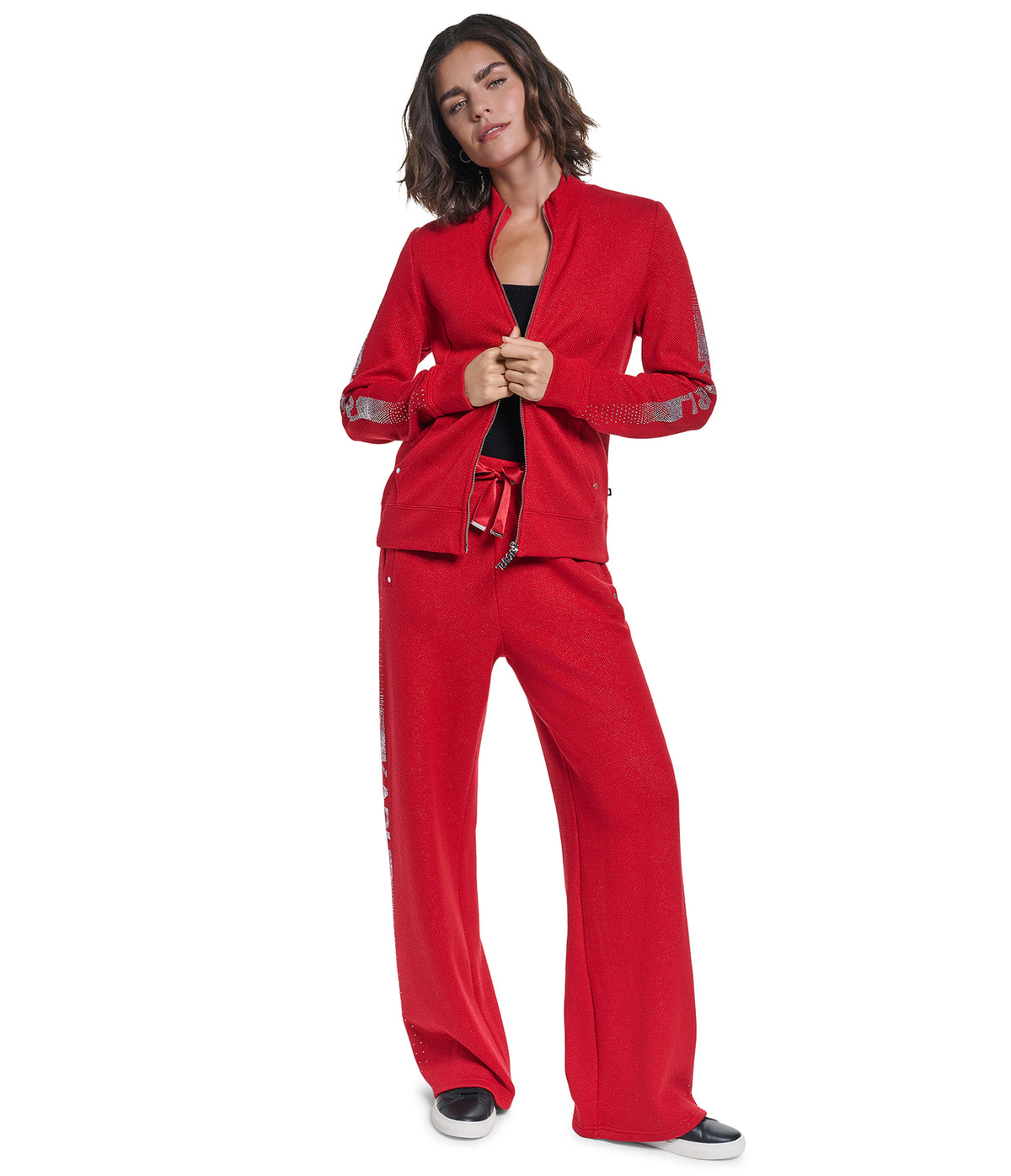 EMBELLISHED TRACK JACKET VIEW 4 | New Women's Clothing
