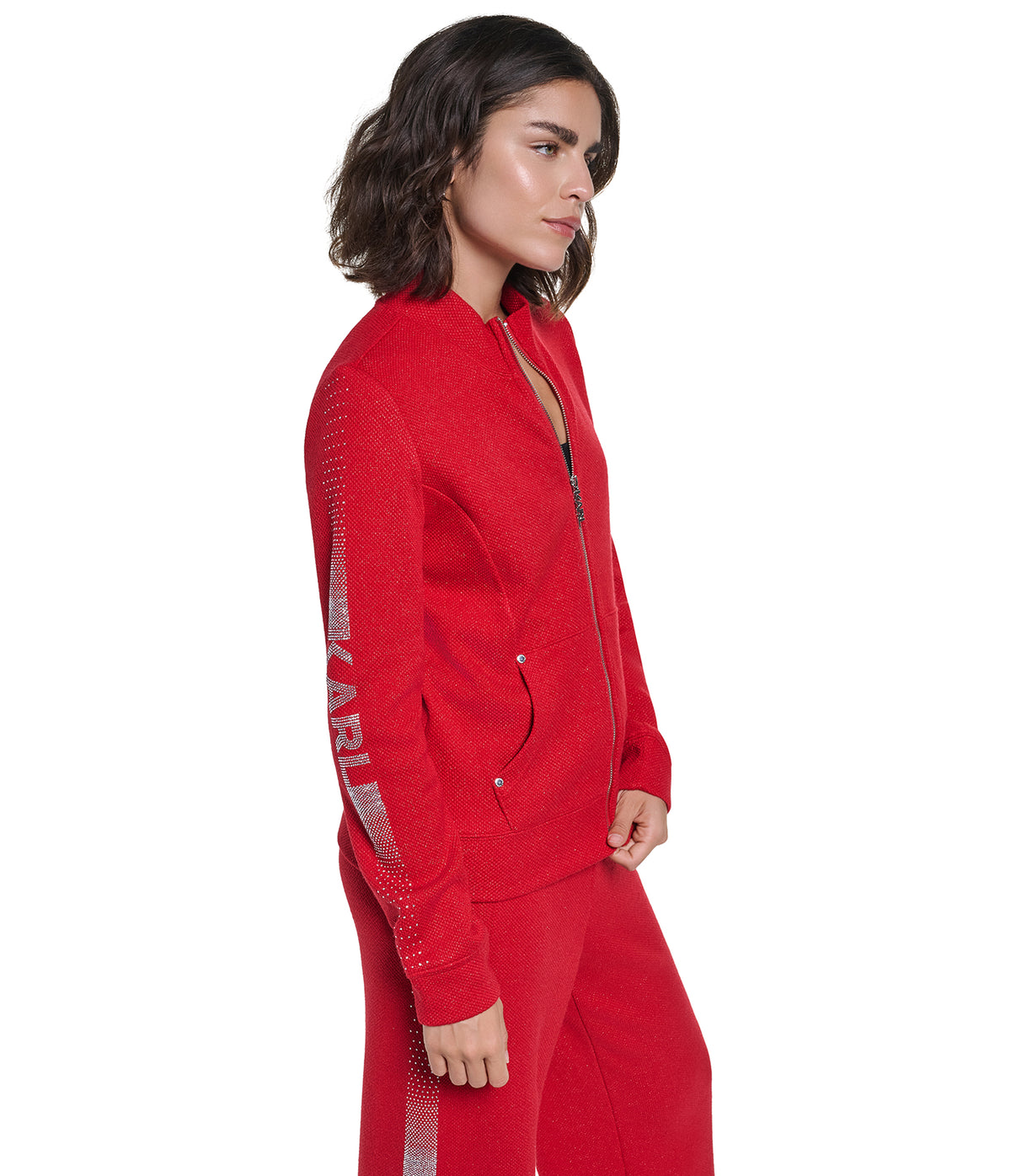 EMBELLISHED TRACK JACKET VIEW 3 | New Women's Clothing