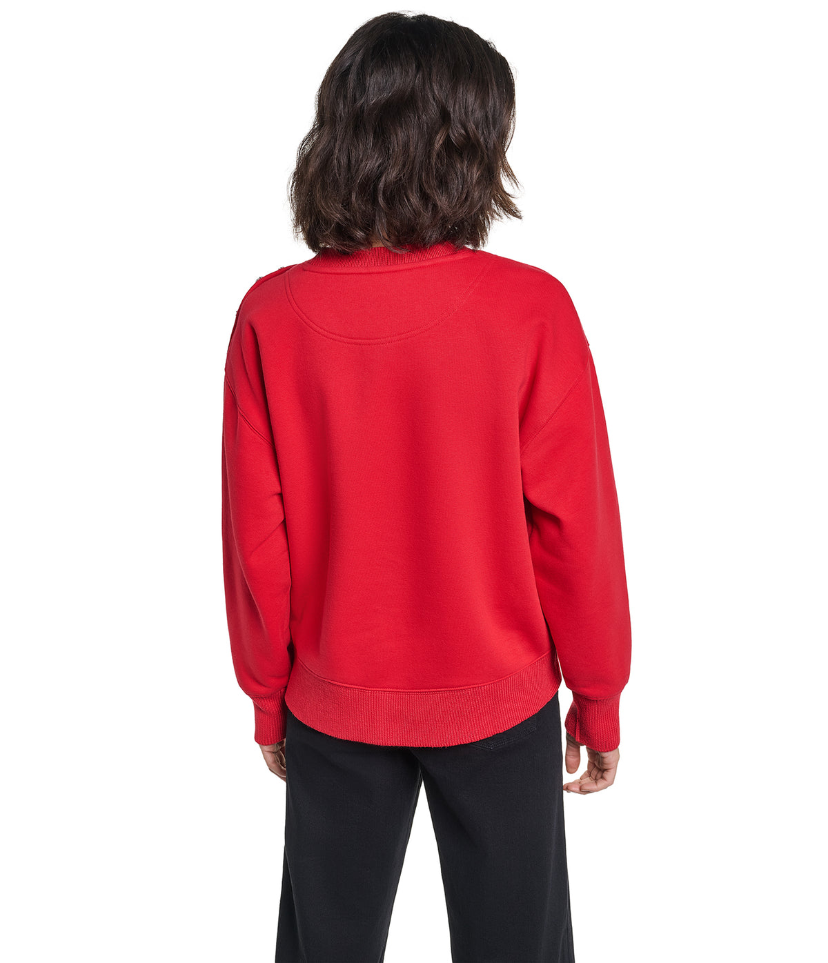 CHOUPETTE SWEATSHIRT WITH BUTTONS VIEW 3
