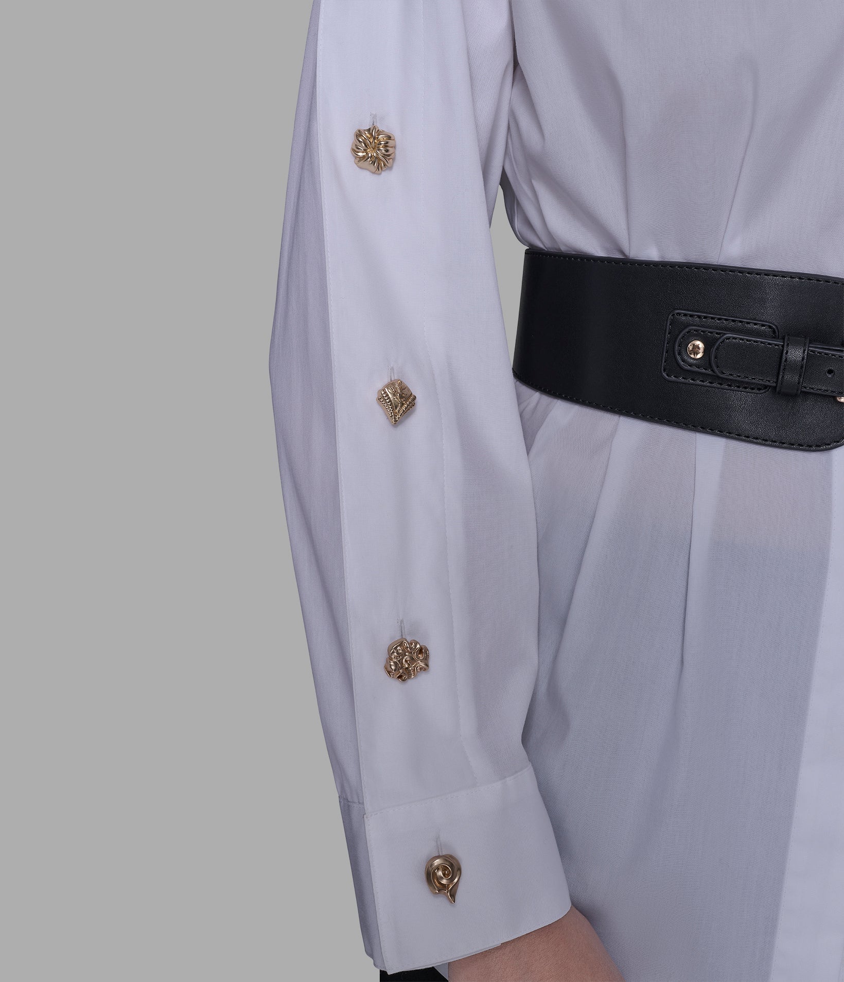 BELTED POPLIN SHIRT VIEW 7 | Women's Clothing Sale