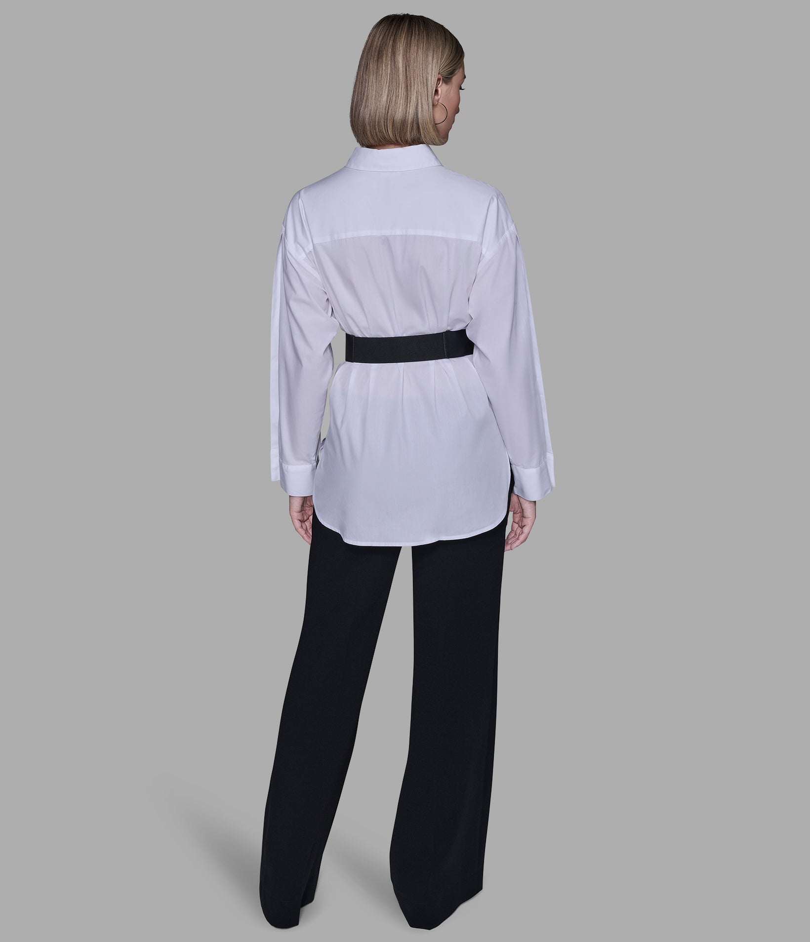 BELTED POPLIN SHIRT View 2 | Women's Clothing Sale