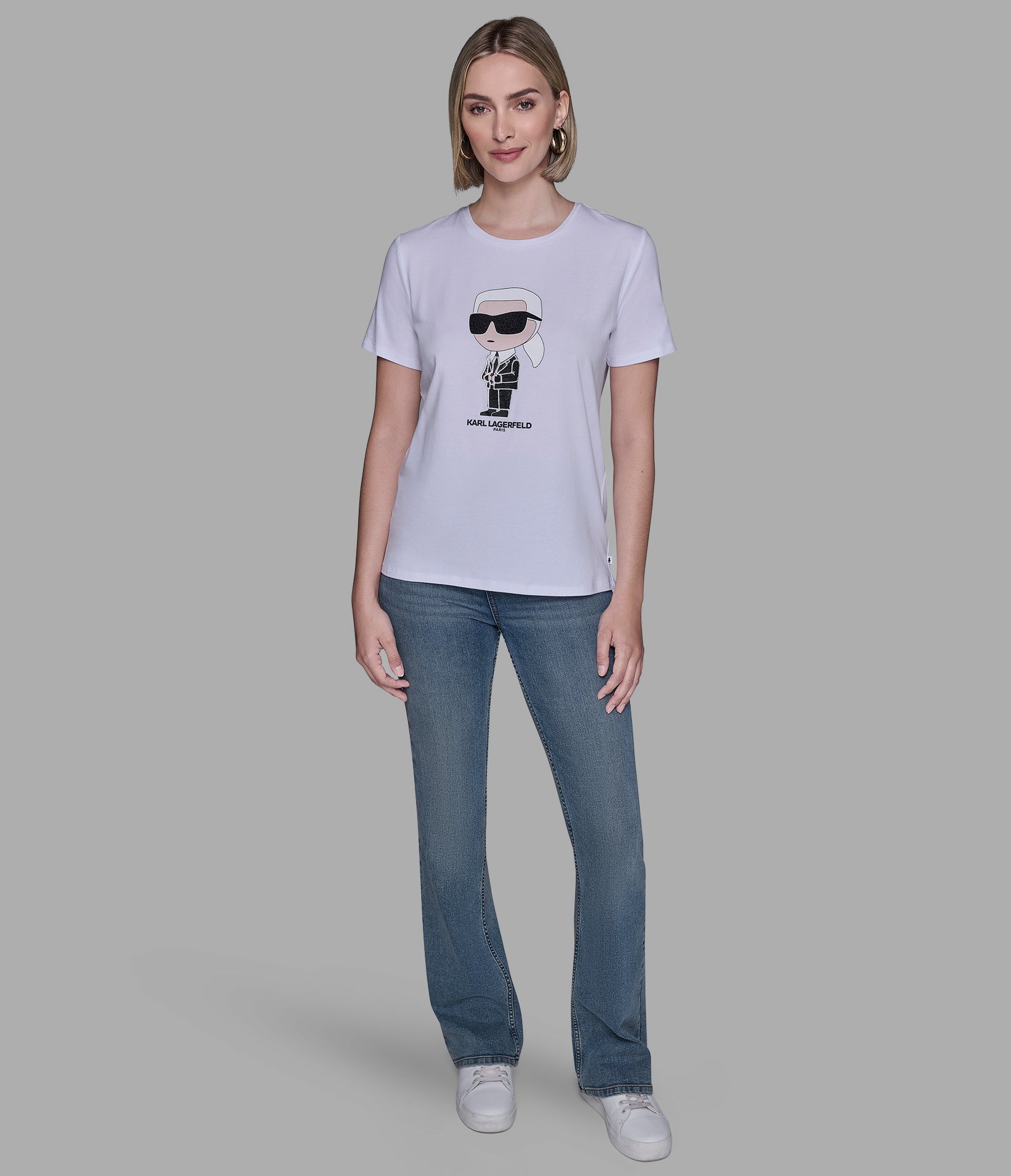 KARL IN BLAZER TEE VIEW 3 | Women's Clothing Sale