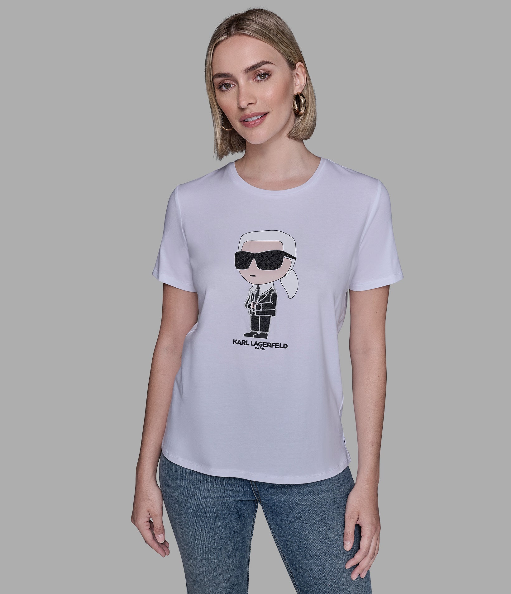 KARL IN BLAZER TEE View 1 | Women's Clothing Sale