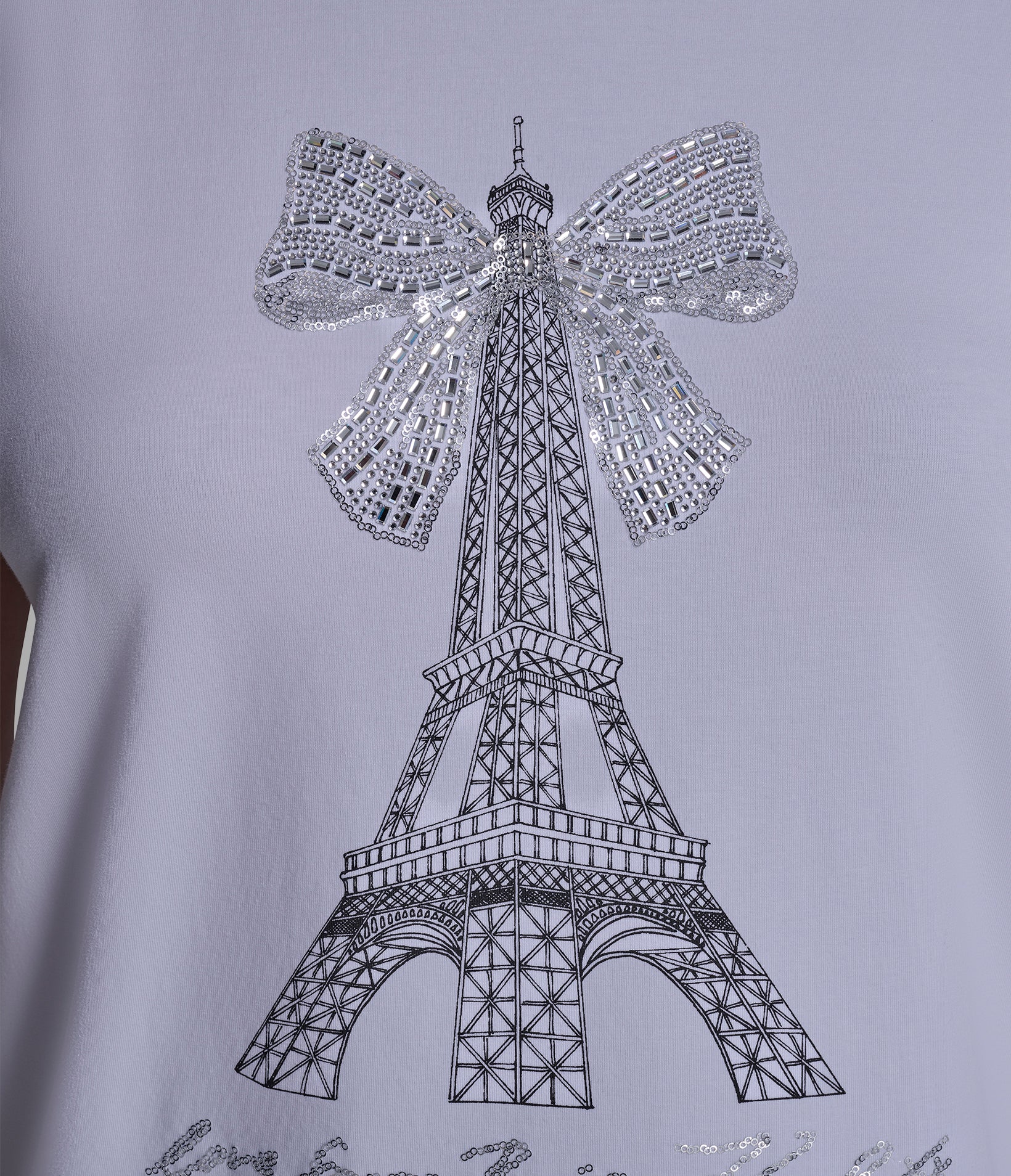 EIFFEL TOWER BOW TEE VIEW 6