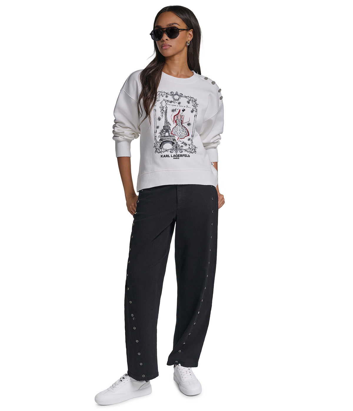 PARIS SCENE CREWNECK VIEW 1