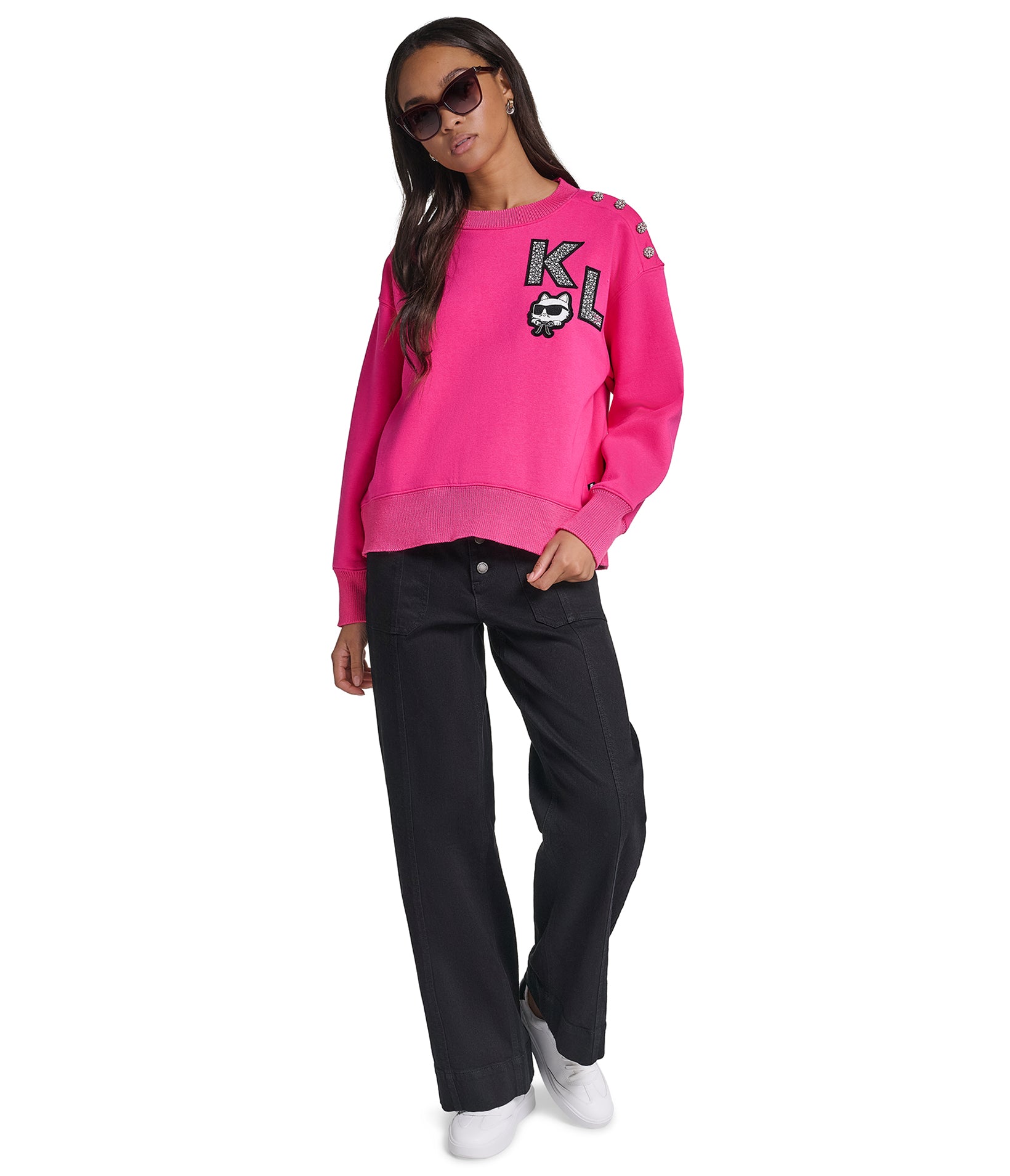 CHOUPETTE PATCH SWEATSHIRT VIEW 1