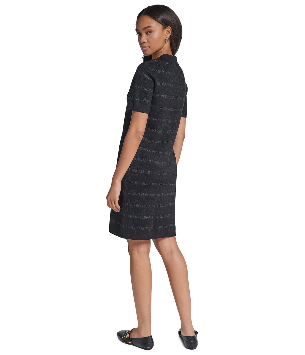 TONAL LOGO POLO DRESS VIEW 2