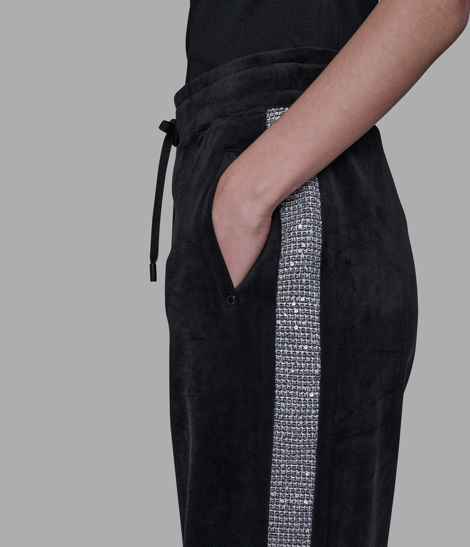 CO-ORD VELOUR RHINESTONE JOGGER VIEW 6 | Women's Sale