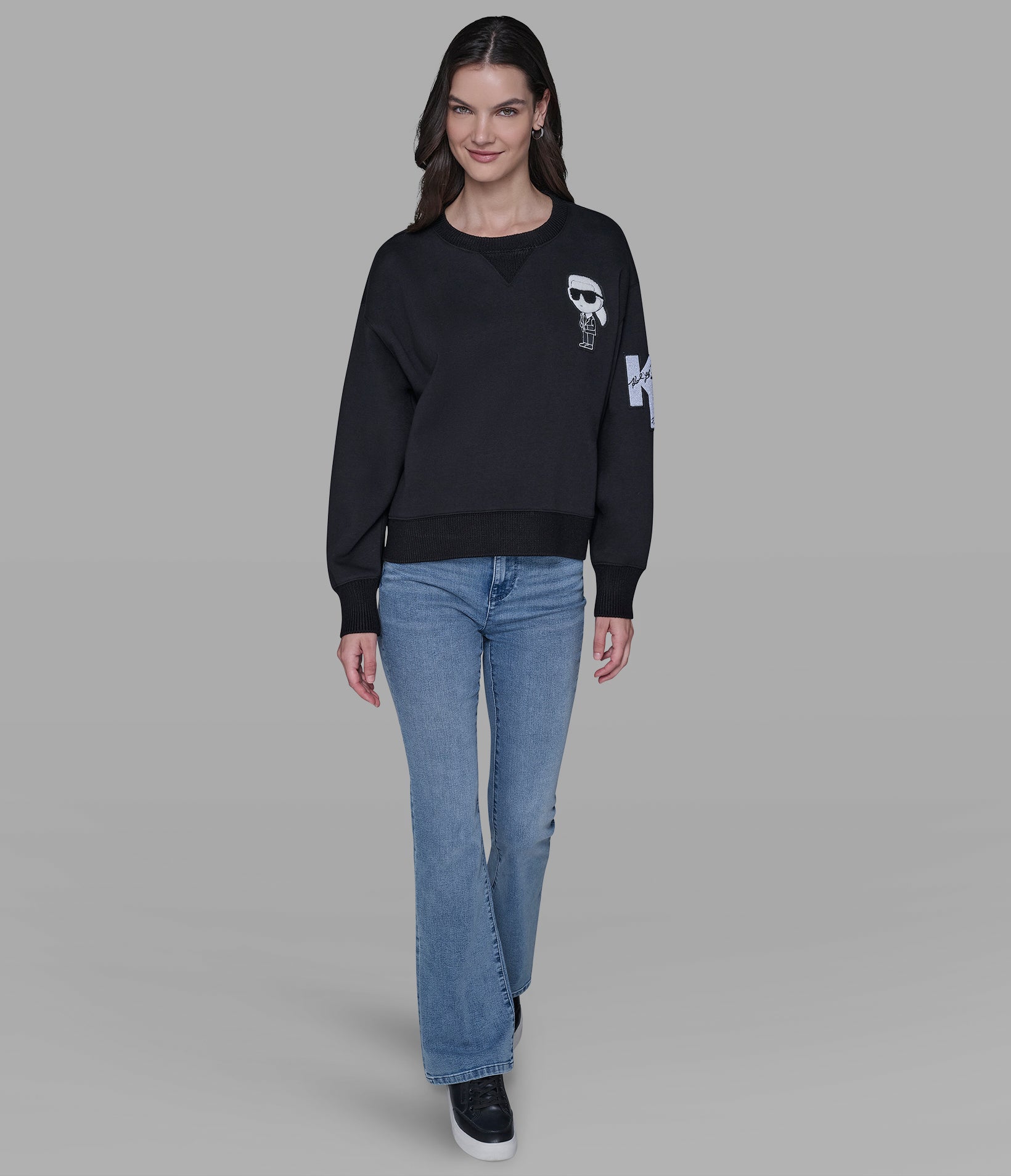KARL PATCH SWEATSHIRT VIEW 4