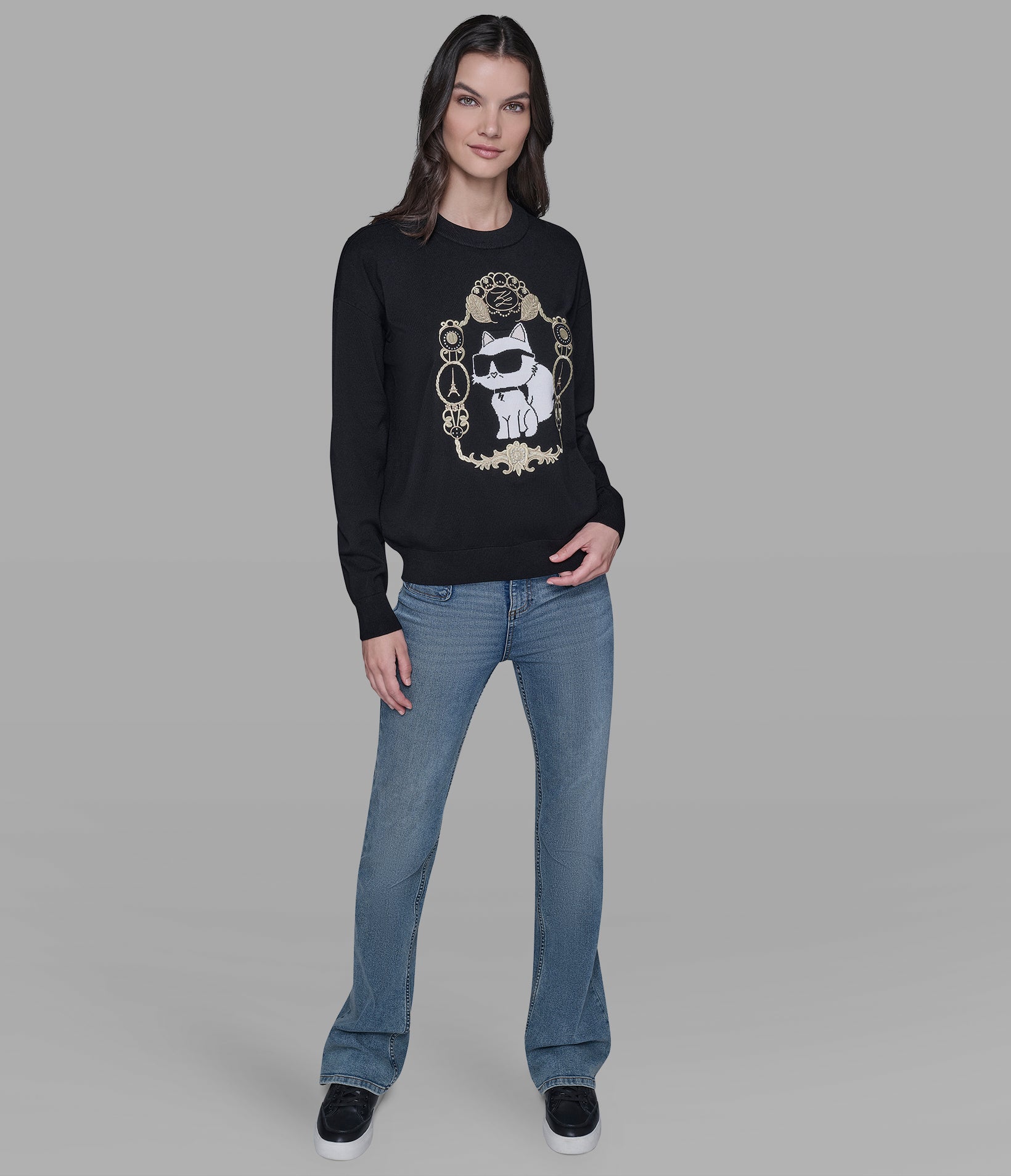 トップス Choupette Choupette Sweater | Sweaters & Tops | Karl Lagerfeld Paris