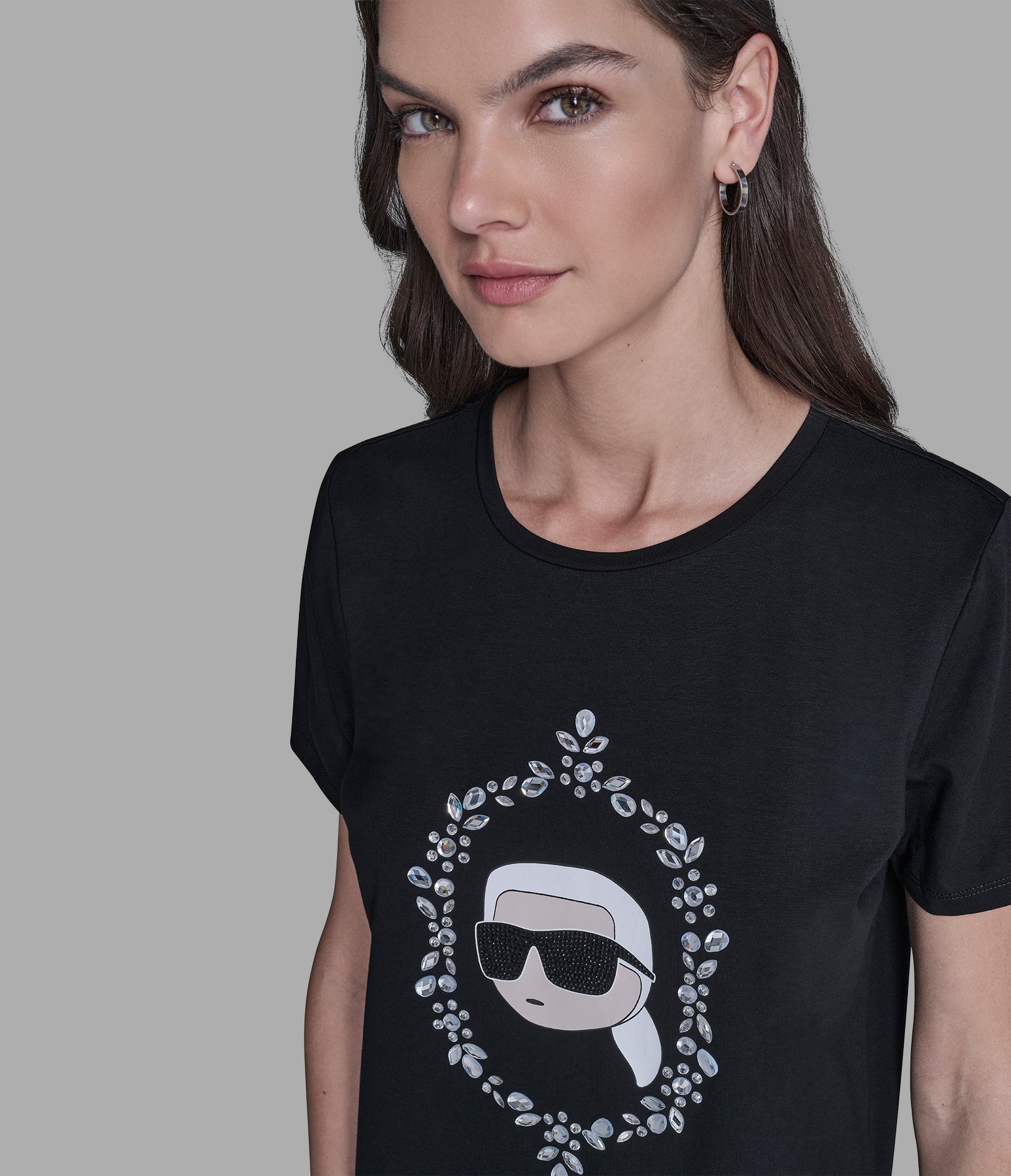 Karl Frame Tee | Tees & Tanks | Karl Lagerfeld Paris