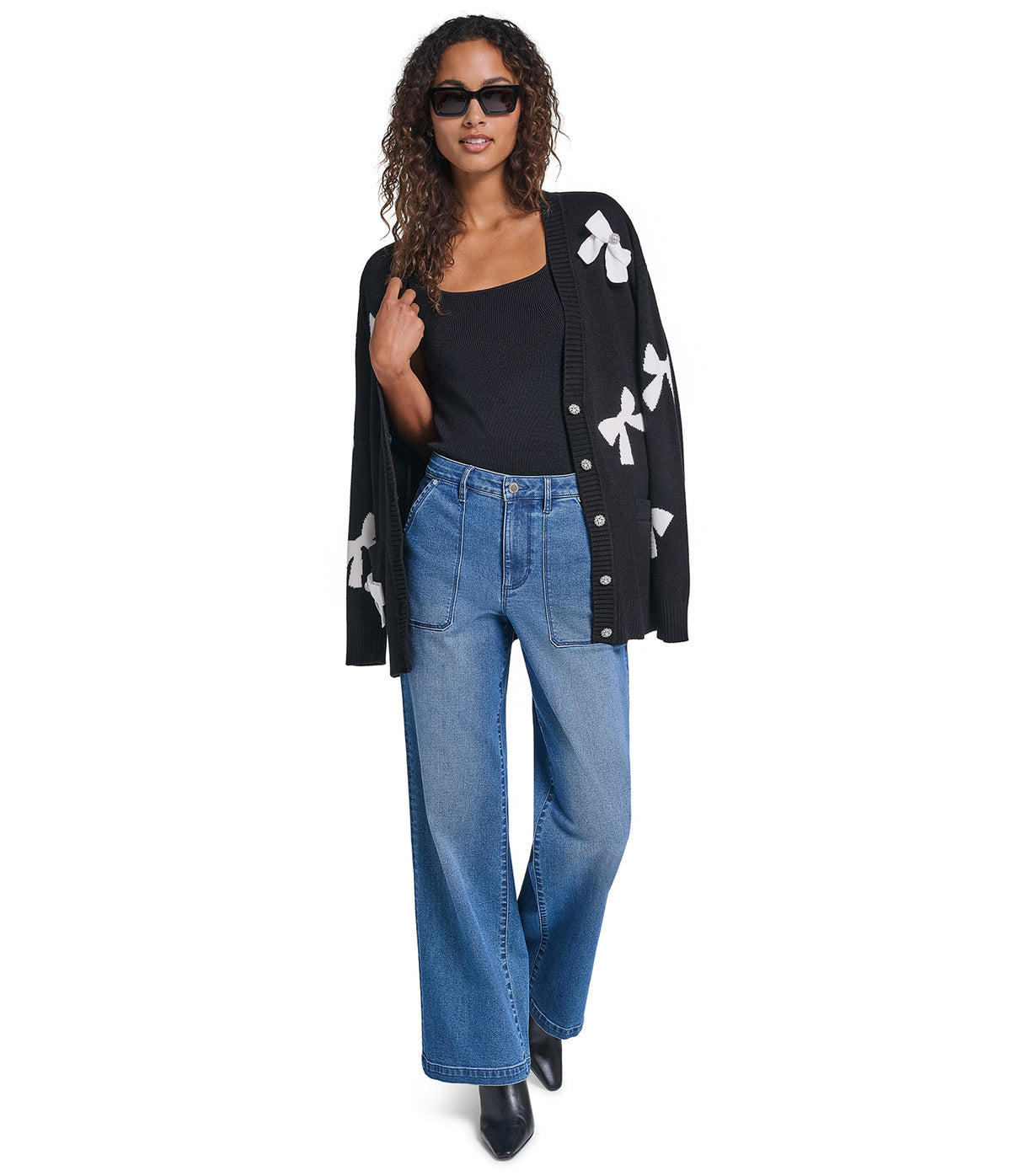 3D BOW CARDIGAN VIEW 4
