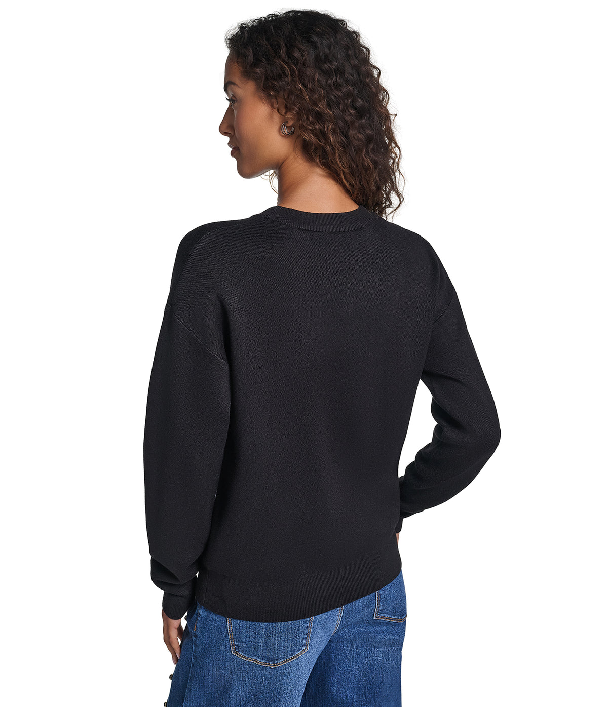 EMBELLESHED BOW PRINT SWEATER VIEW 3