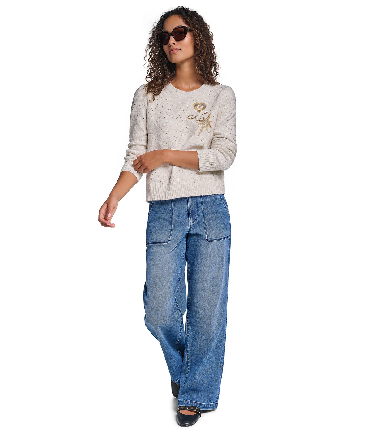 WHIMSY LONG SLEEVE SWEATER VIEW 1