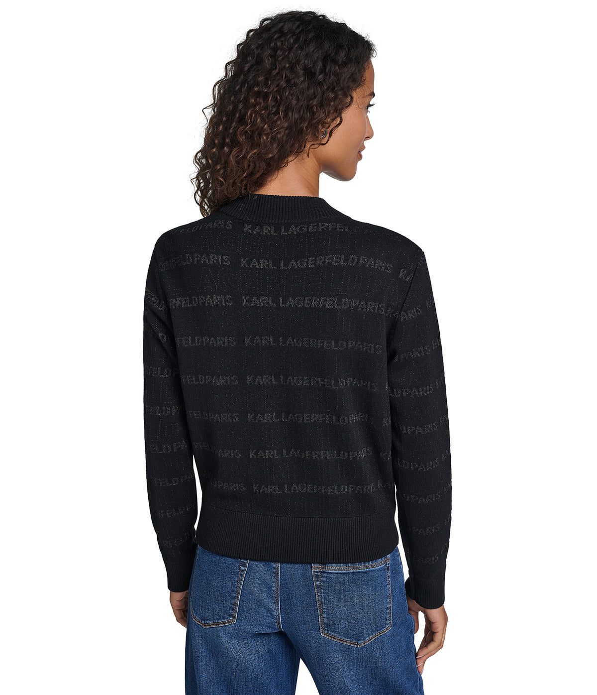 LOGO TAPE SWEATER JACKET VIEW 2