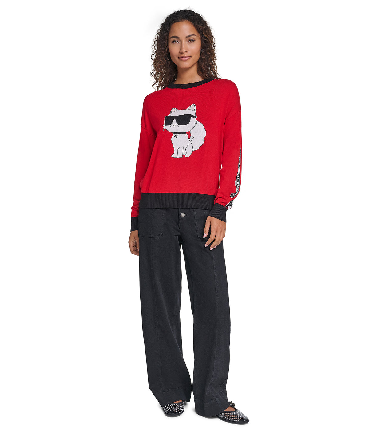 CHOUPETTE TAPE LOGO SWEATER VIEW 5 | New Women's Clothing