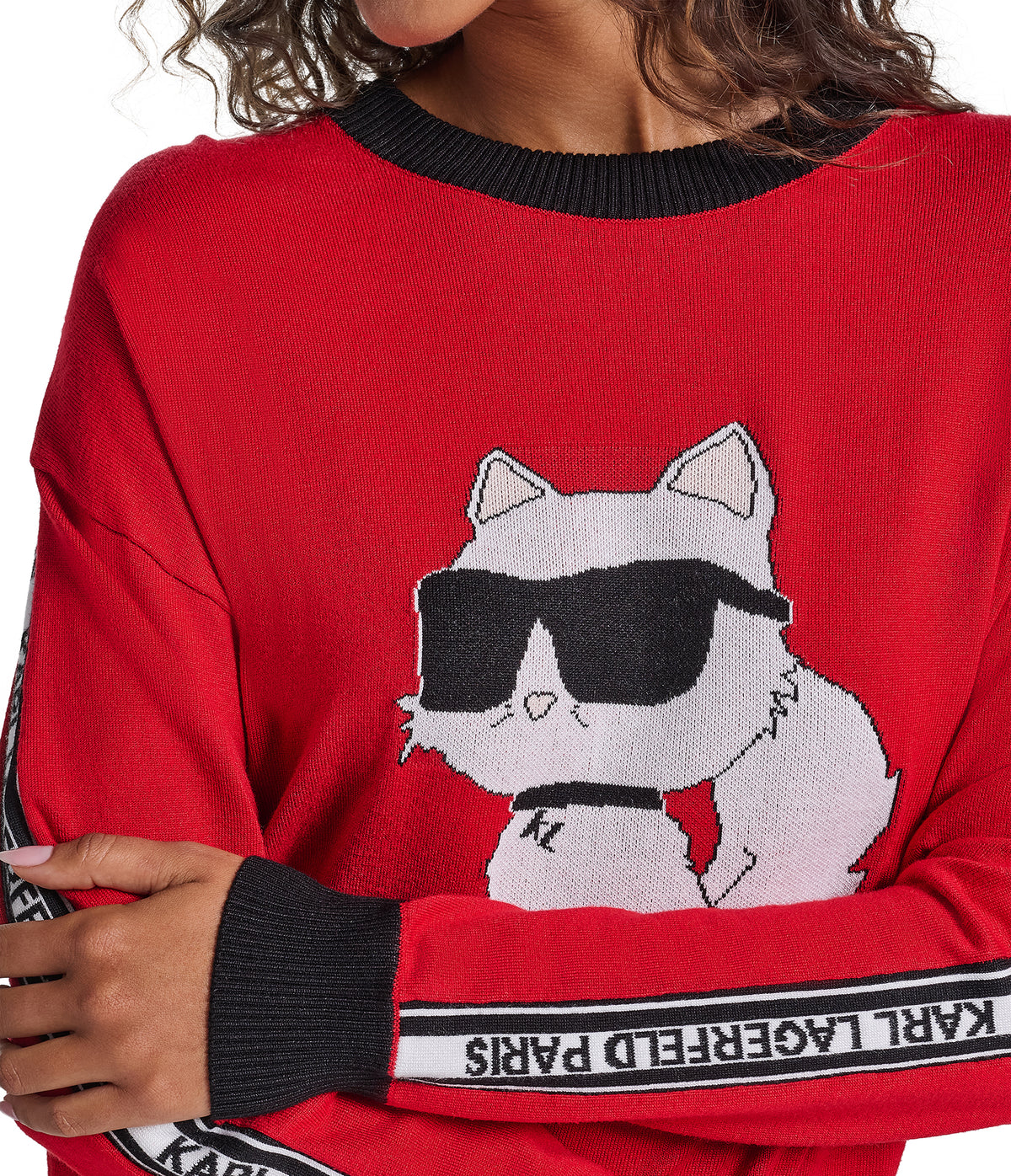CHOUPETTE TAPE LOGO SWEATER VIEW 7 | New Women's Clothing