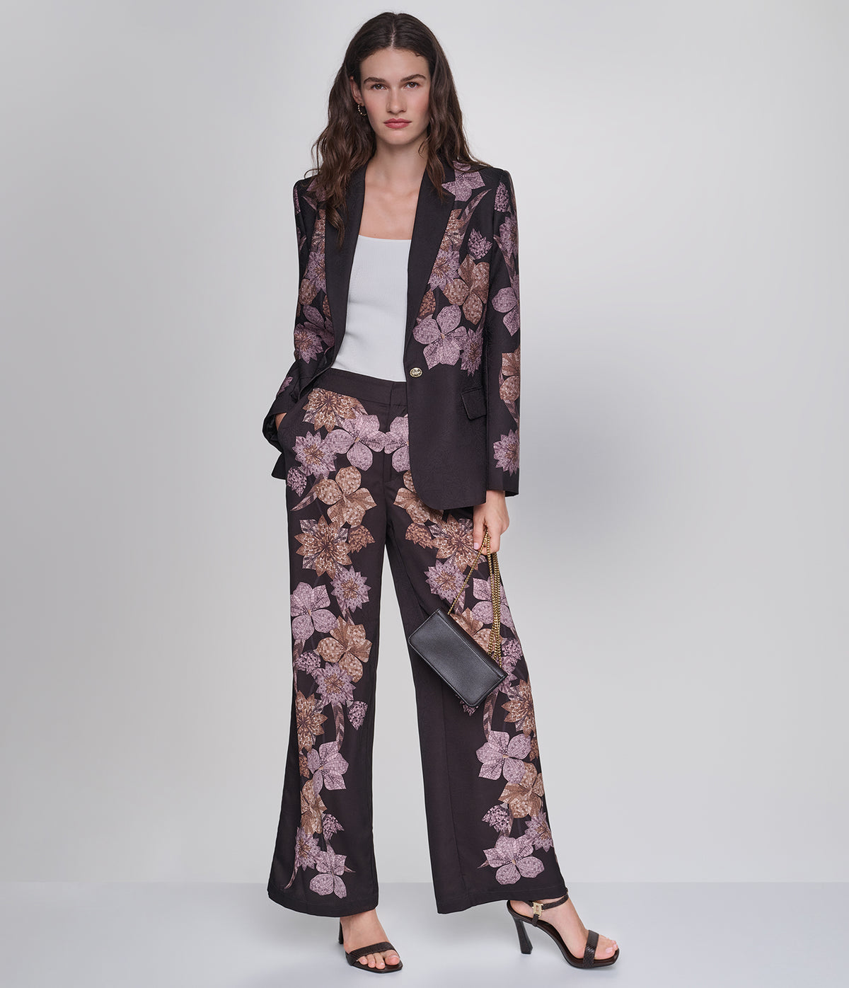 FLORAL PRINT BLAZER VIEW 5