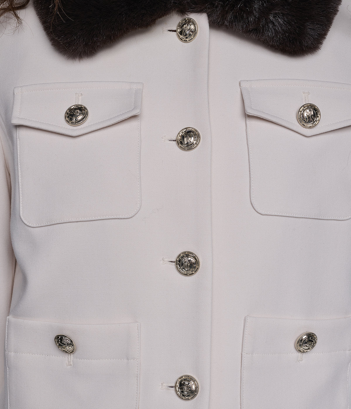FUR COLLAR TRIM JACKET VIEW 8