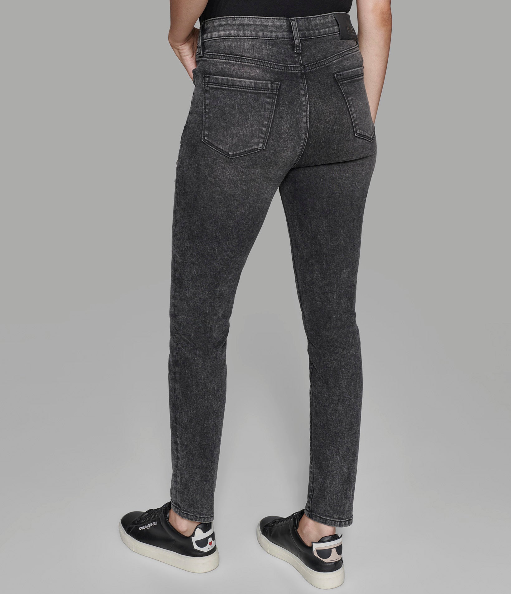 WHIMSY PATCH GREY WASH JEANS View 2 | Products