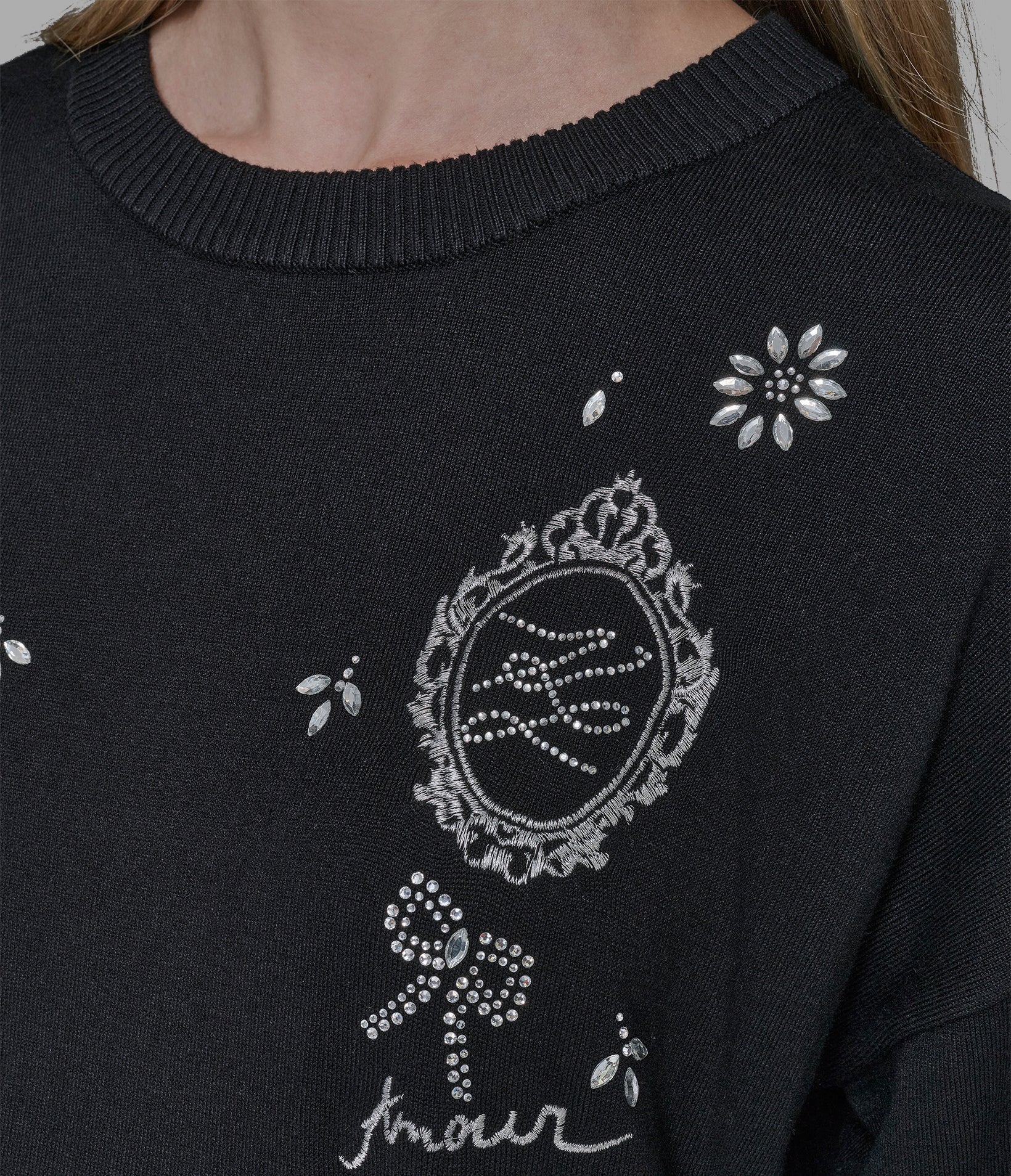 EMBELLISHED WHIMSY SWEATER VIEW 7 | Women's Tops & Sweaters