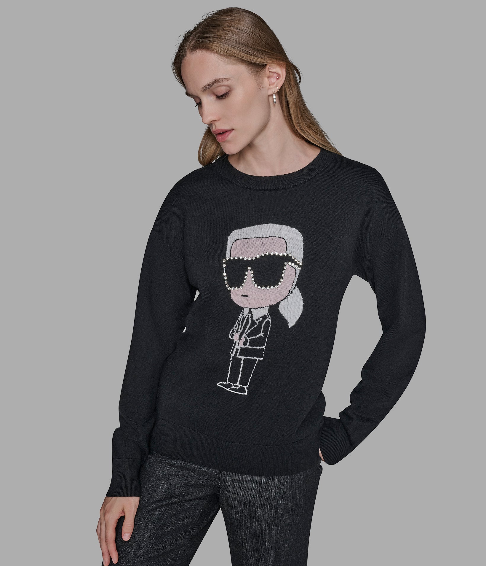 KARL CHARACTER SWEATER View 1 | WOMEN'S FALL COLLECTION