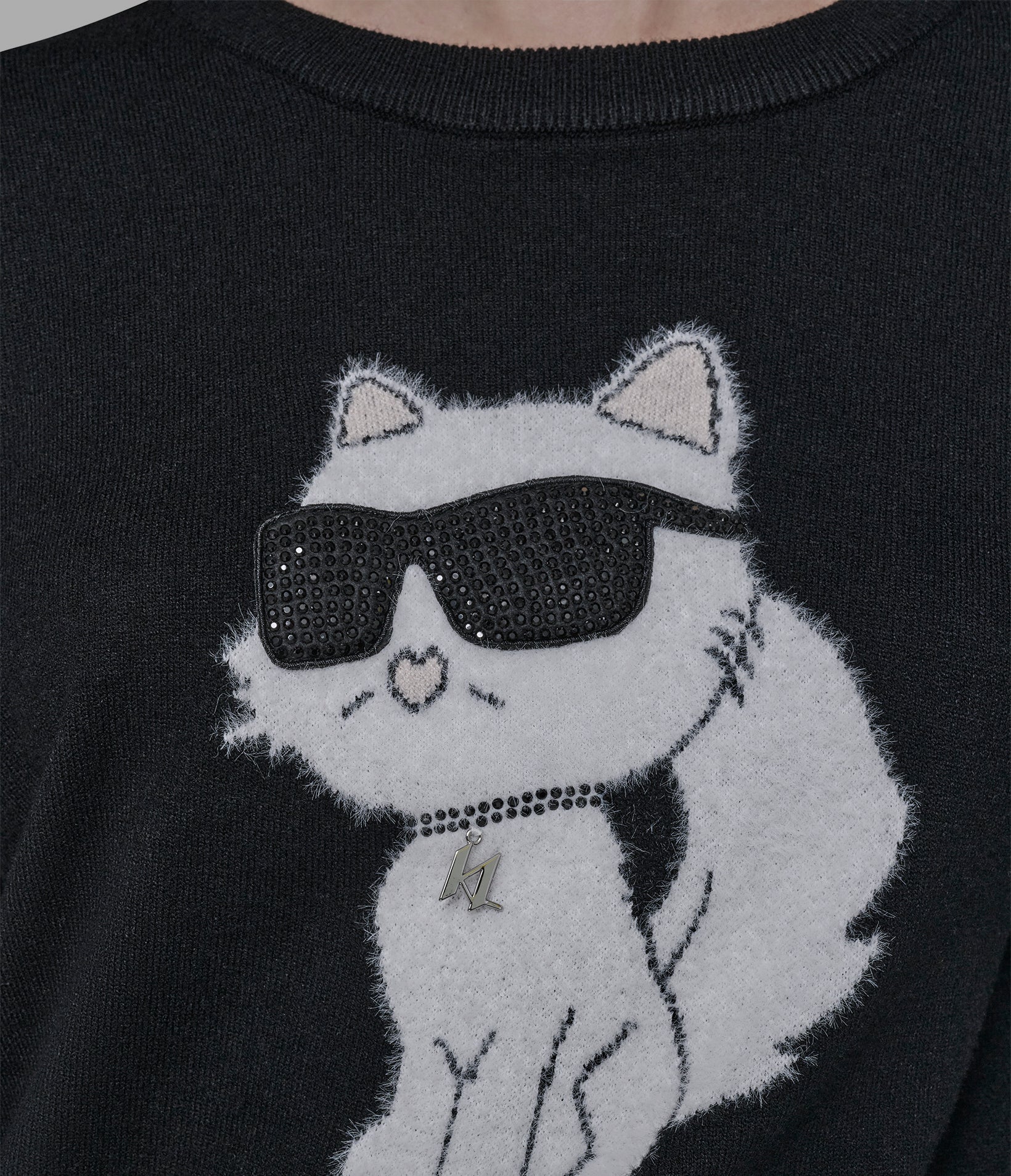 Choupette Sweater | Sweaters & Tops | Karl Lagerfeld Paris