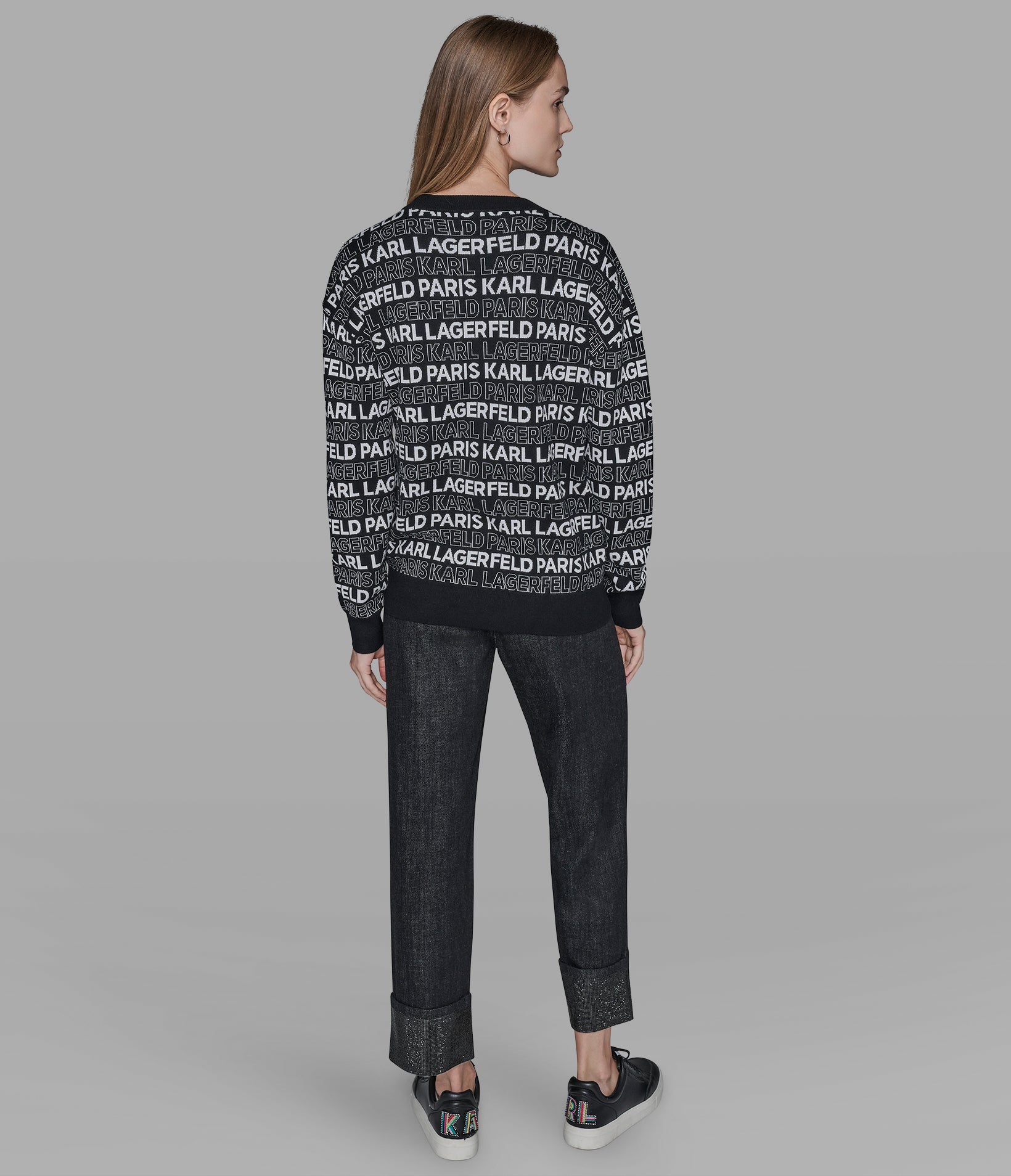 ALLOVER LOGO SWEATER VIEW 2