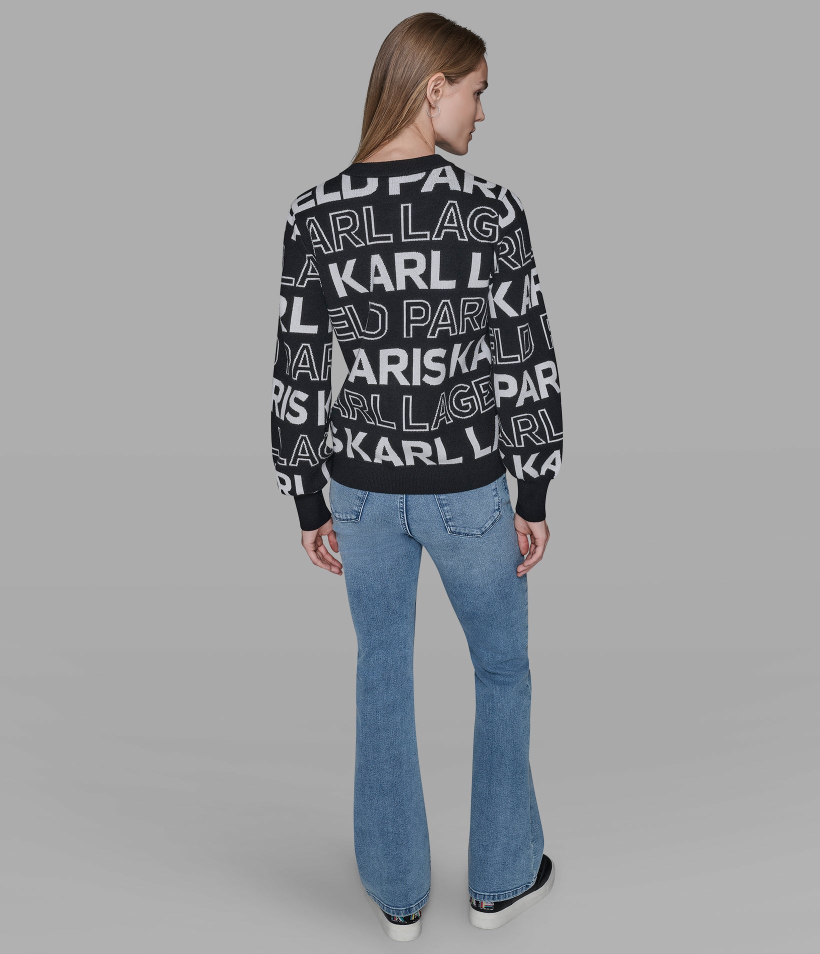 LOGO EMBELLISHED SWEATER View 2