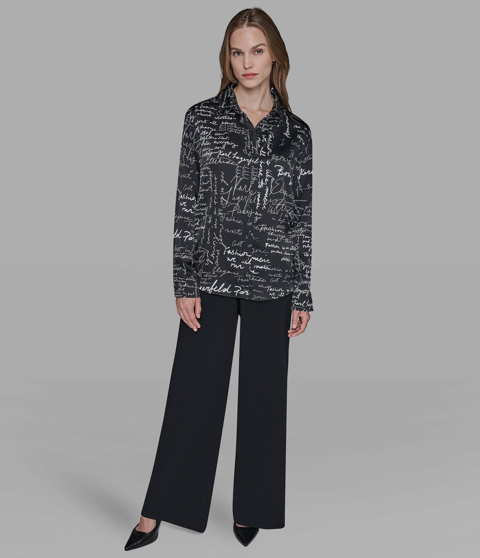 CONVERSATIONAL SOFT BLOUSE VIEW 3