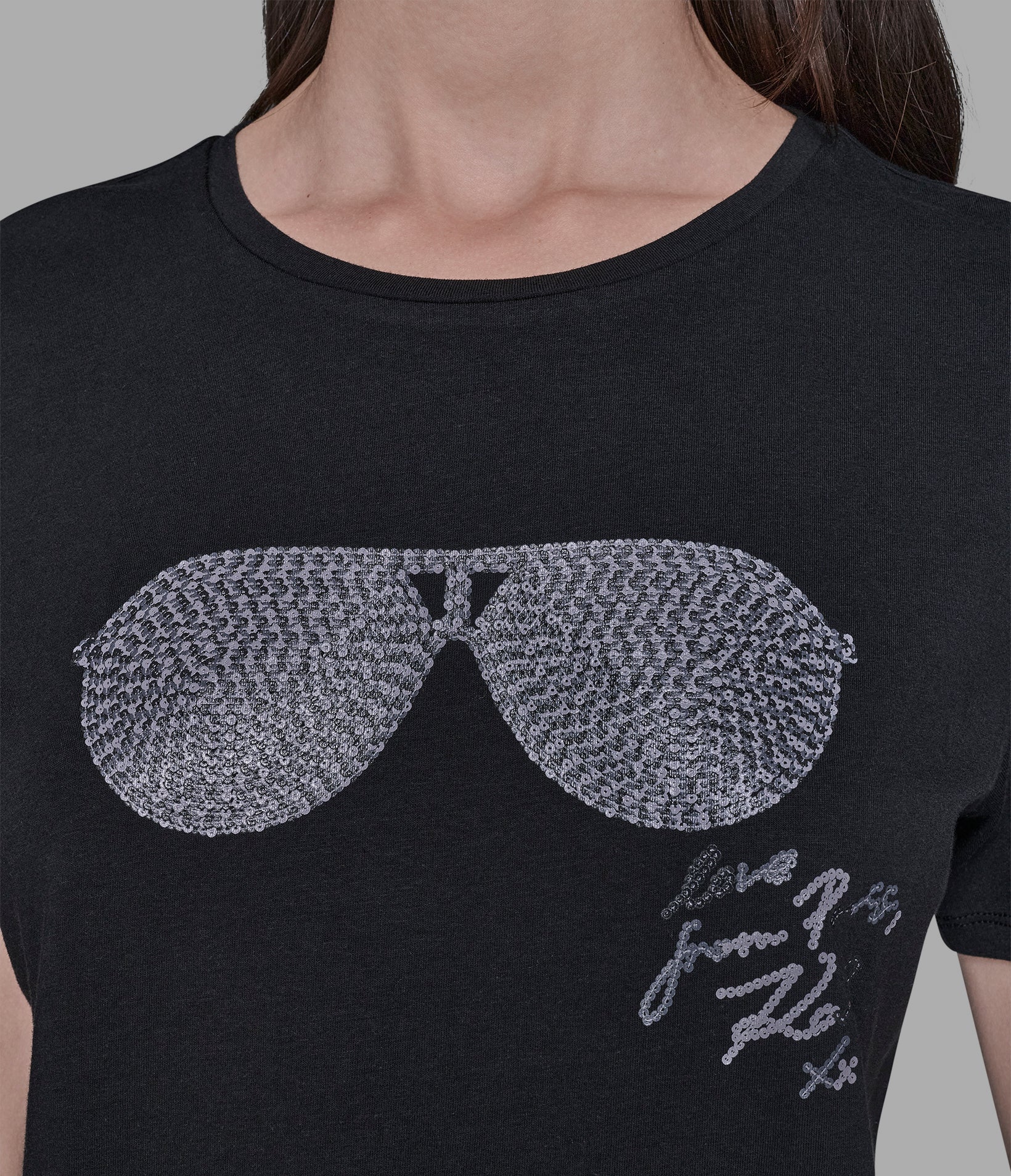 SEQUIN SUNGLASSES TEE VIEW 5