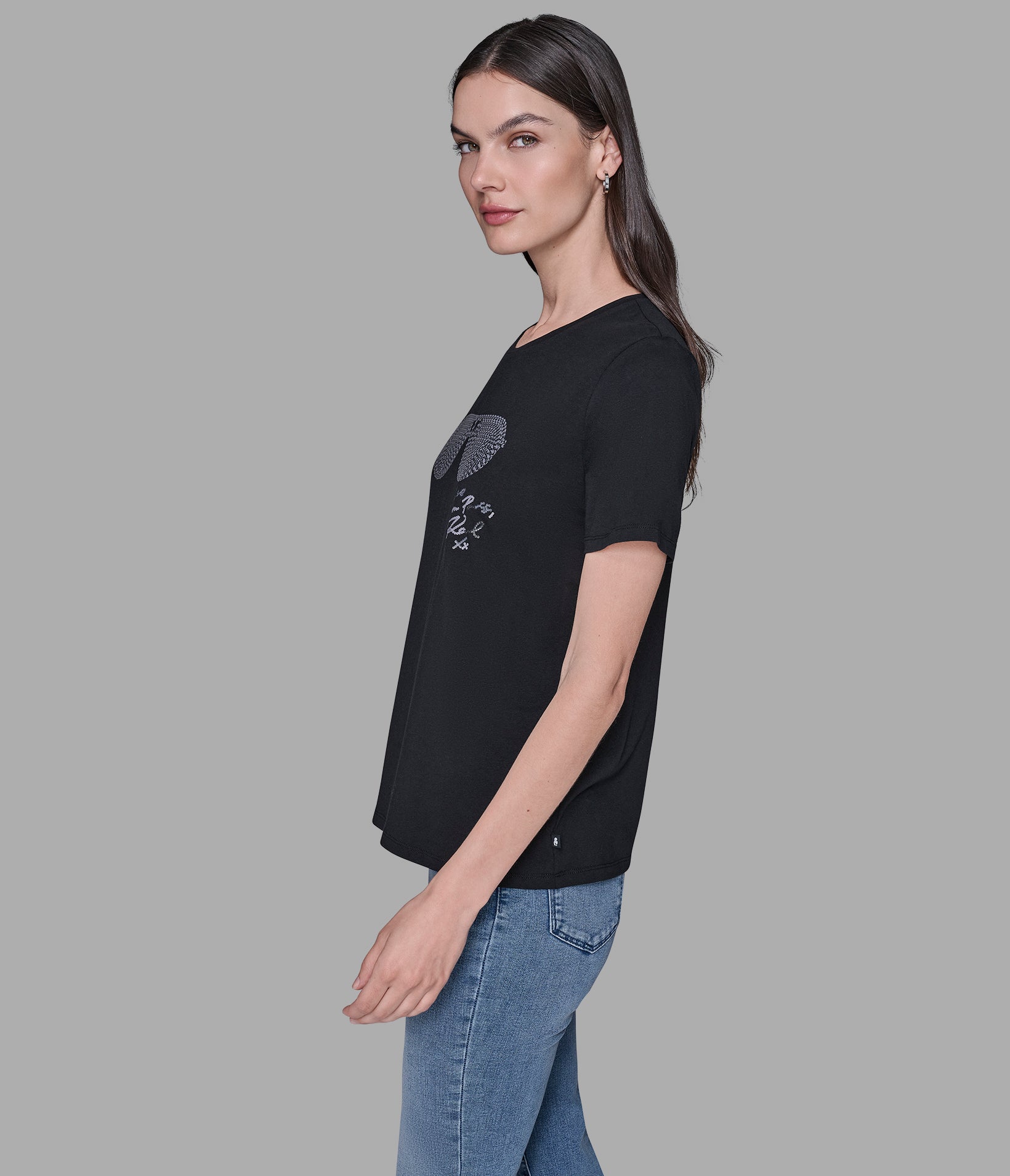 SEQUIN SUNGLASSES TEE VIEW 4