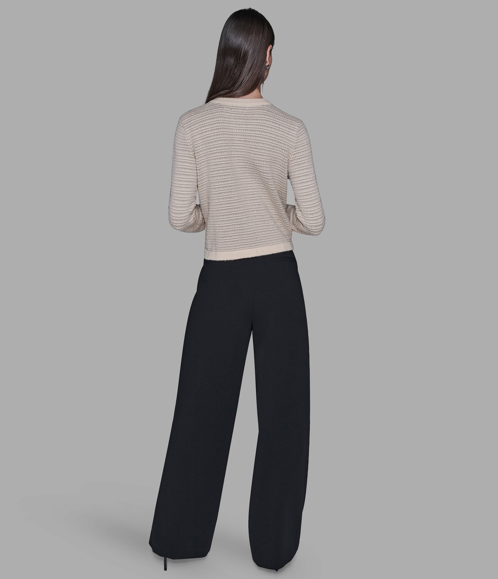 CROPPED TEXTURED CARDIGAN View 2 | WOMEN'S FALL COLLECTION