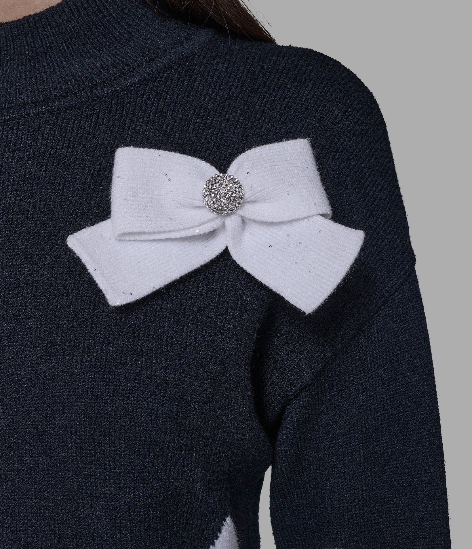 3D BOW SWEATER VIEW 6