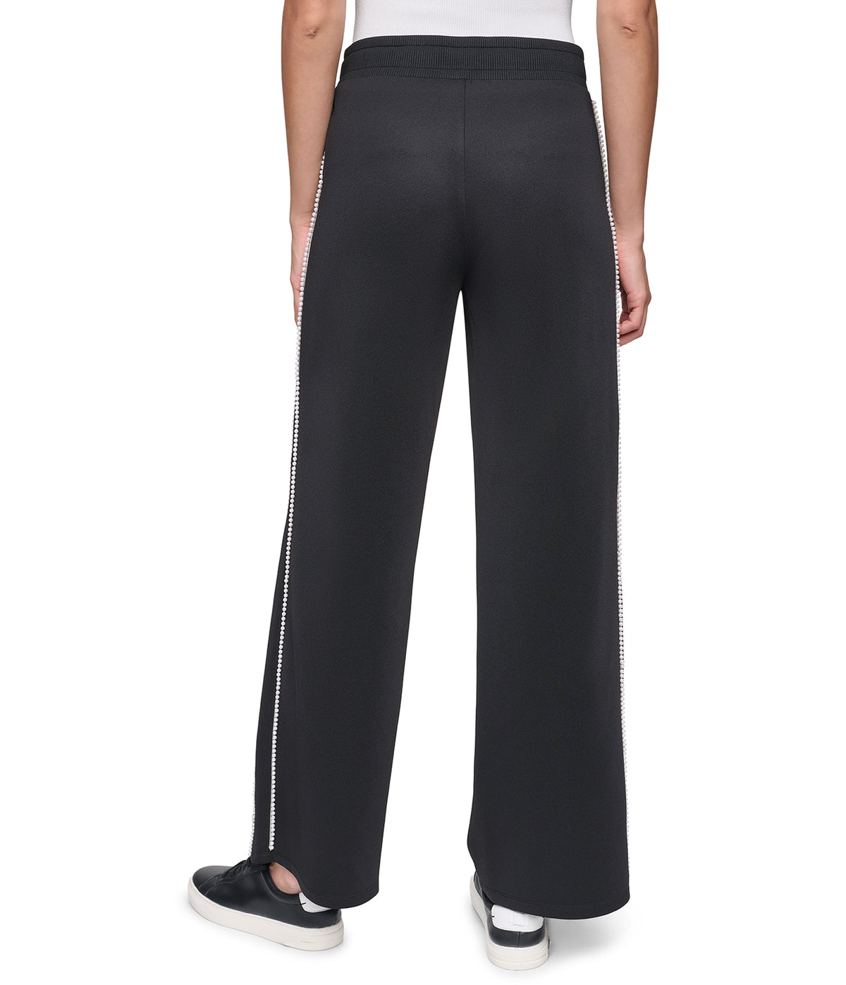 EMBELLISHED BOW TRACK PANT VIEW 6