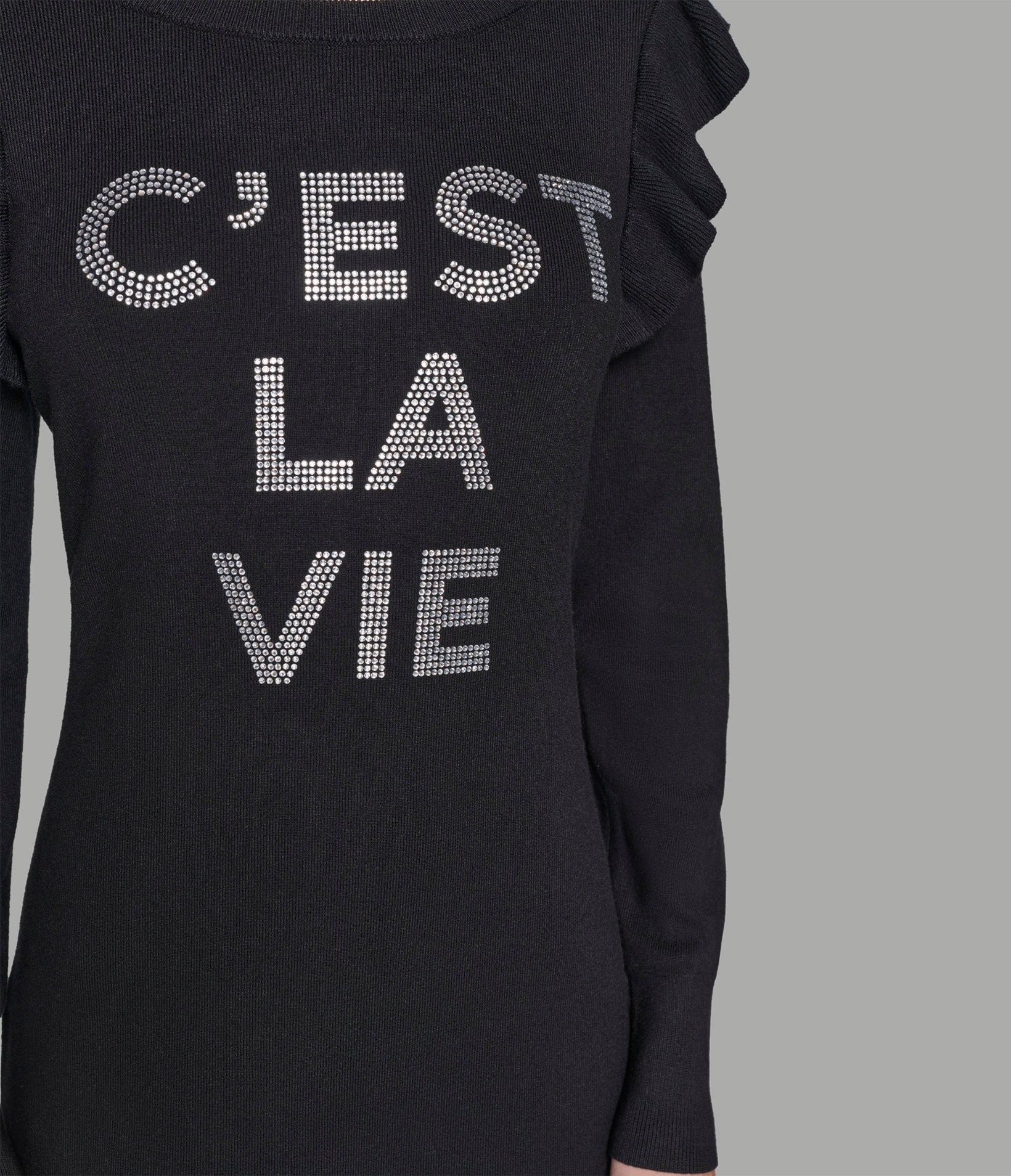 C'est La Vie Ruffle Sleeve Sweater Dress | Dresses & Jumpsuits
