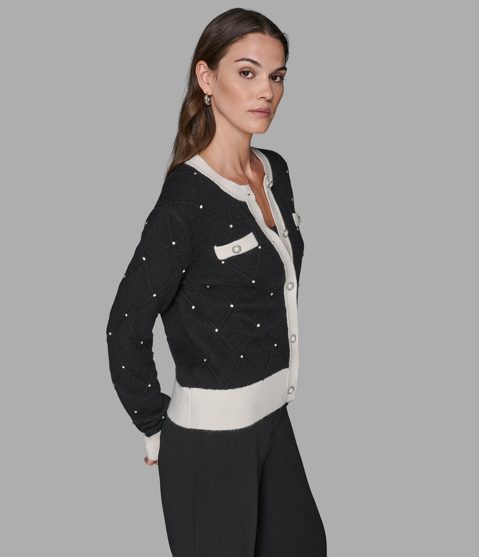 PEARL CARDIGAN VIEW 4 | Women's Clothing
