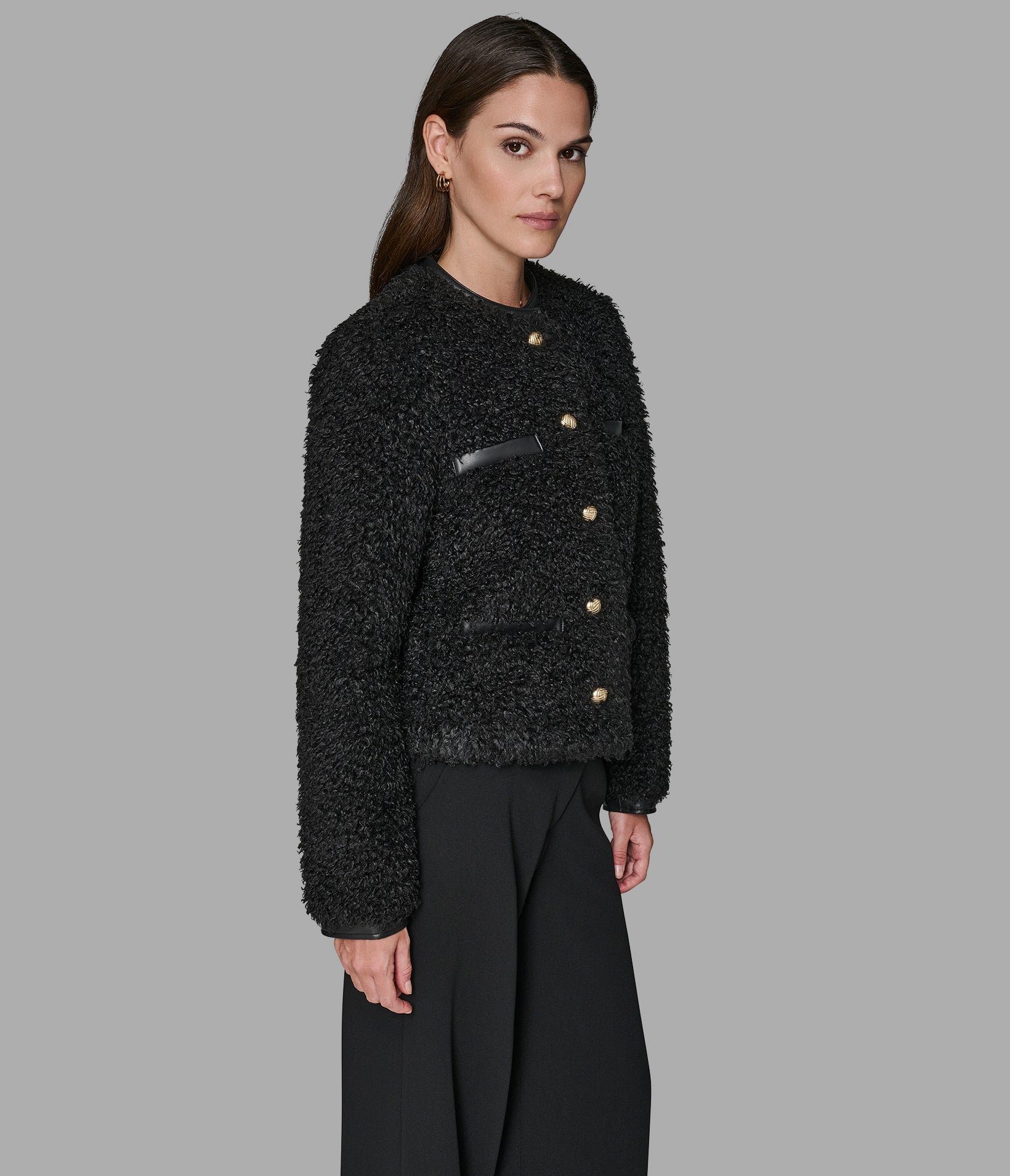 FAUX SHEARLING COAT VIEW 4