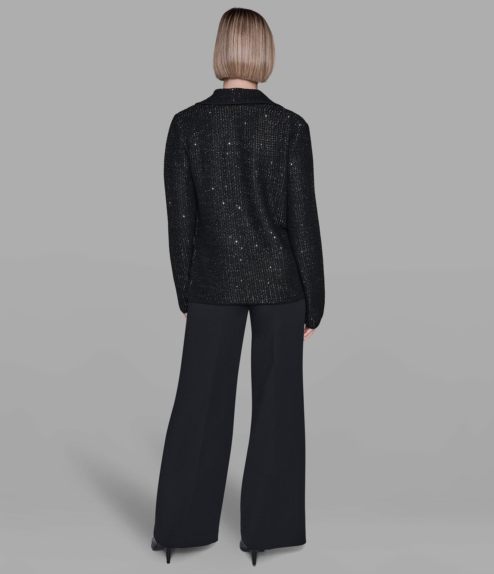 KNIT SWEATER BLAZER View 2 | Women's Clothing